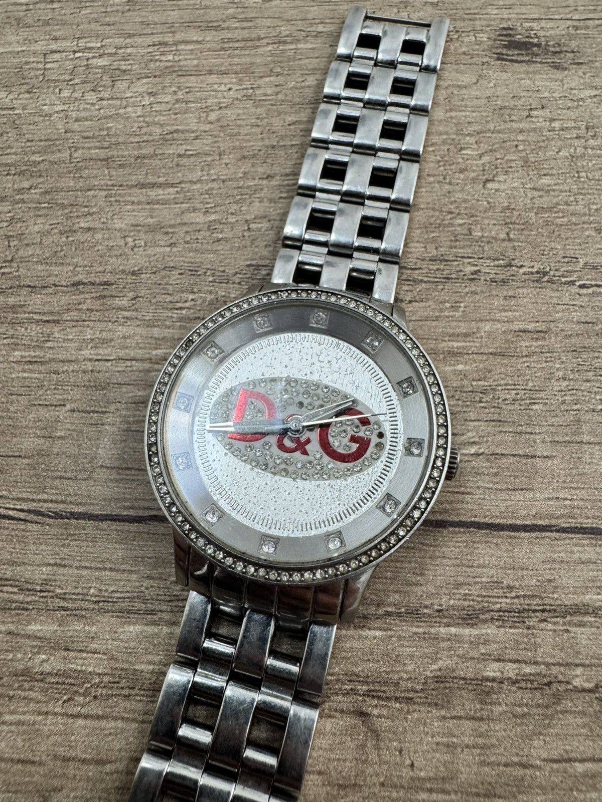 Dolce & Gabbana Rare Metallic Dolce Gabbana strass rhinestones y2k watch Size ONE SIZE - 5 Thumbnail
