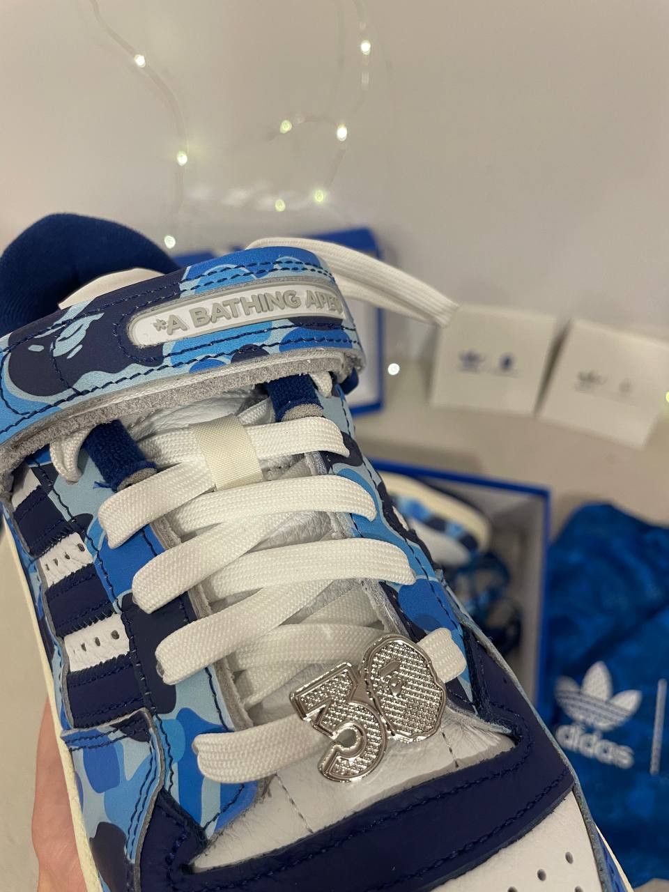 Adidas × Bape Adidas forum X Bape Size US 6 / IT 36 - 2 Thumbnail