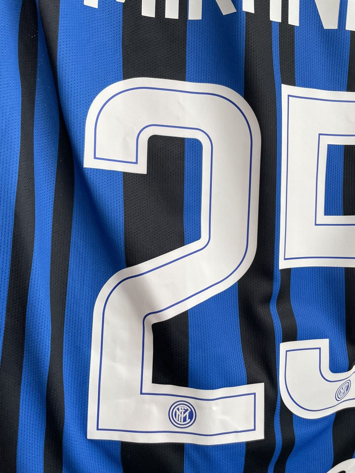 Nike Inter Milan 2017 2018 Player Issue Match Worn? Shirt Jersey Size US L / EU 52-54 / 3 - 21 Thumbnail