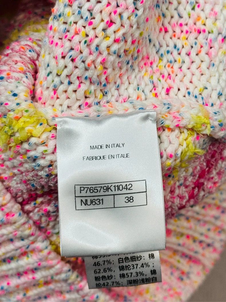 Chanel Chanel 24C Early Spring Vacation Series Pink Striped Knit S Size XS / US 0-2 / IT 36-38 - 3 Thumbnail