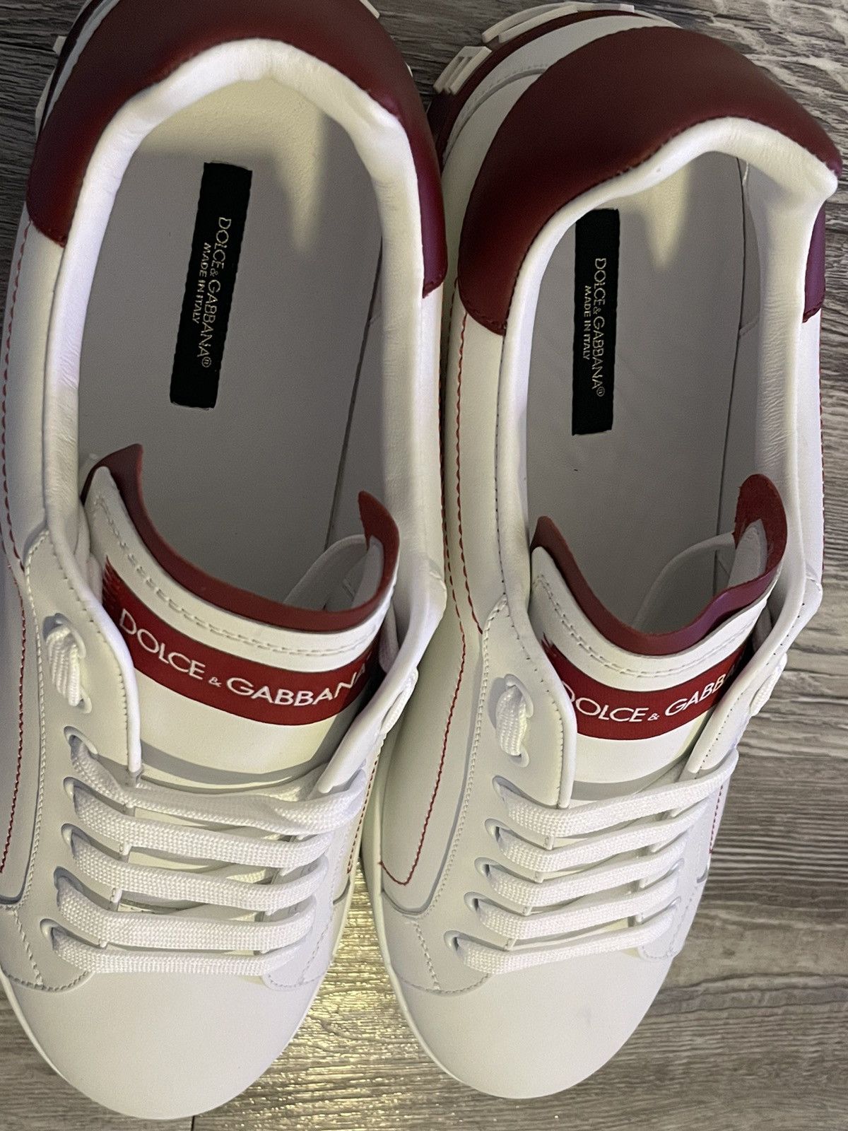 Dolce & Gabbana Dolce & Gabbana CS1760 Red/White Size US 12 / EU 45 - 9 Thumbnail