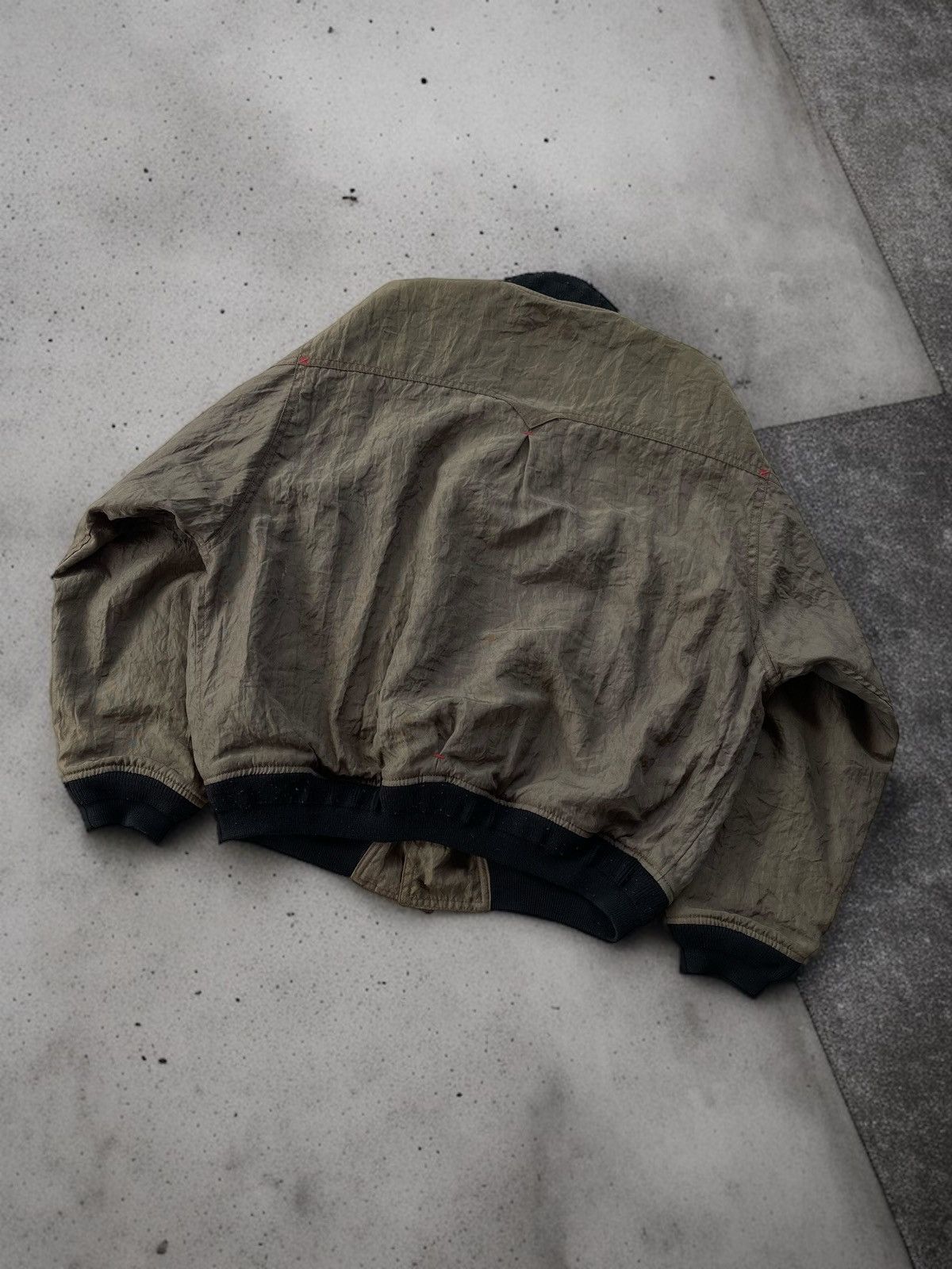 Issey Miyake × Japanese Brand × Vintage 🔥Vintage CD-4 Japan Bomber Jacket Inspired Issey Miyake Size US L / EU 52-54 / 3 - 2 Thumbnail