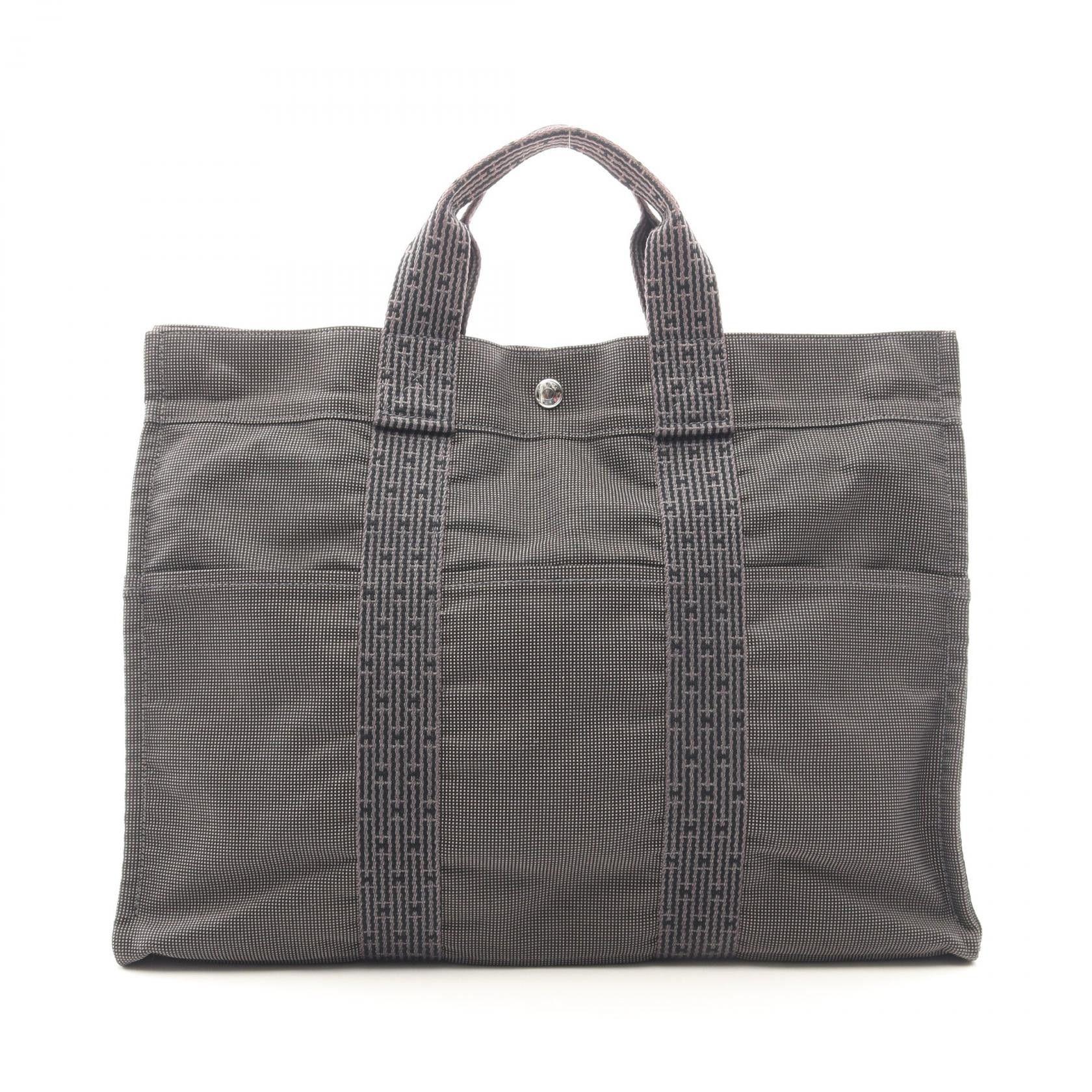 Hermes Hermes Hermes Herline MM Canvas Tote Bag Textile Tote Bag DUTY FREE for USA Size ONE SIZE - 1 Thumbnail