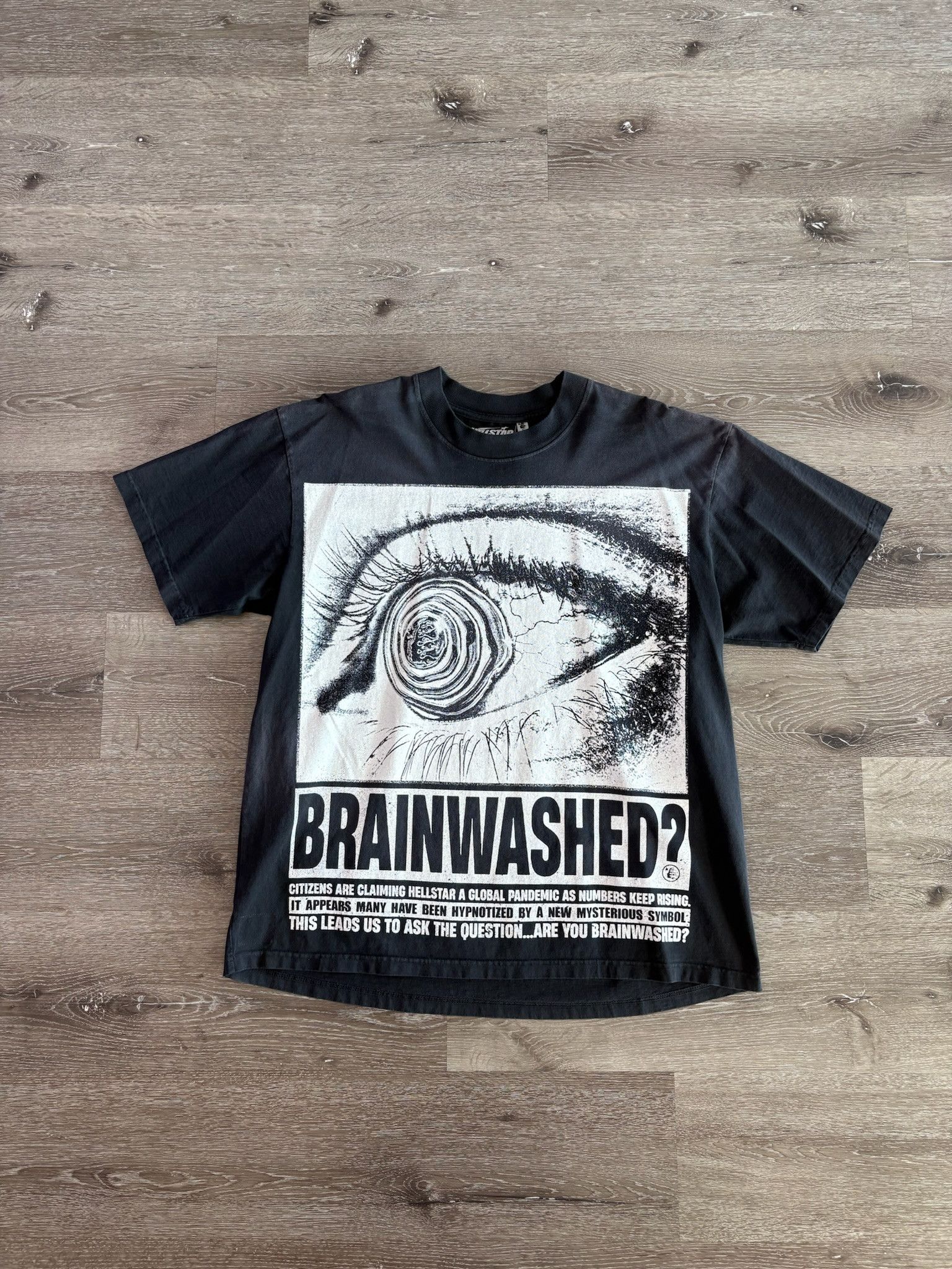 HELLSTAR Hellstar "Eyeball" T-Shirt (Black) Size US XL / EU 56 / 4 - 2 Thumbnail