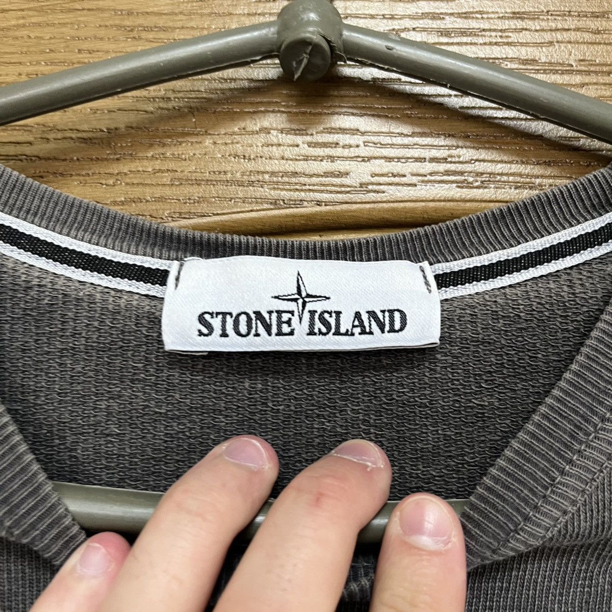 Stone Island Stone Island Sweatshirt Crewneck Grey Badge Logo Size US S / EU 44-46 / 1 - 10 Thumbnail