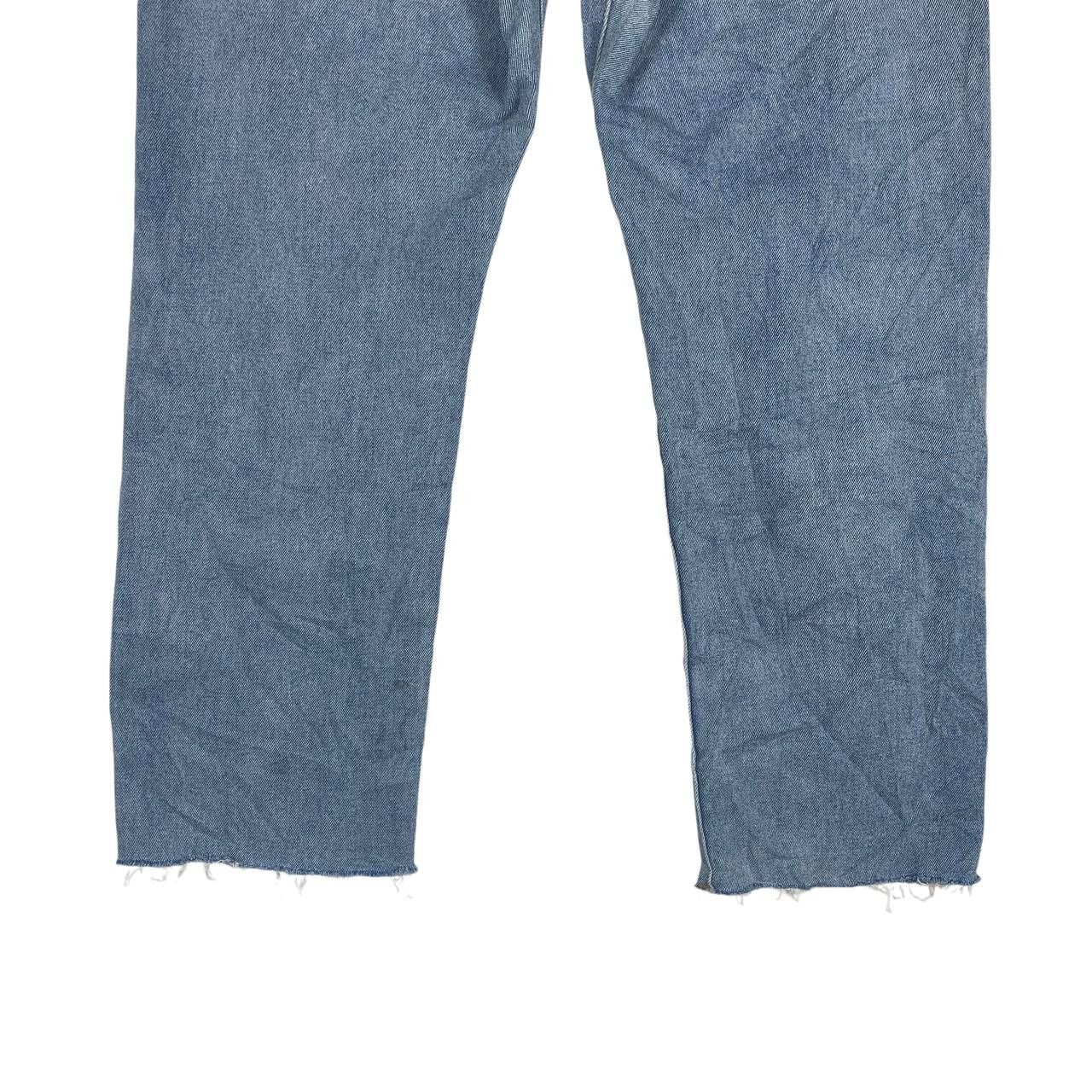 Japanese Brand Vintage Japan Distressed Rag Machine Jean Size 30" / US 8 / IT 44 - 6 Thumbnail