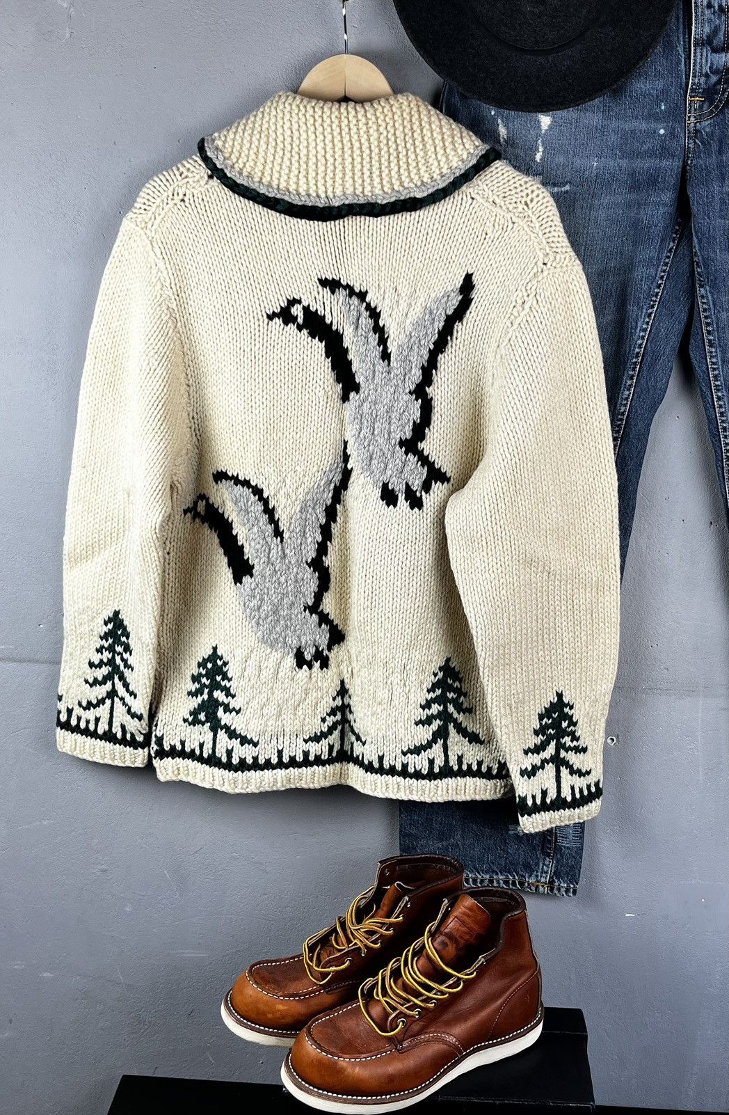 Vintage Western sweater vintage 90s usa cowboy Size US L / EU 52-54 / 3 - 9 Thumbnail