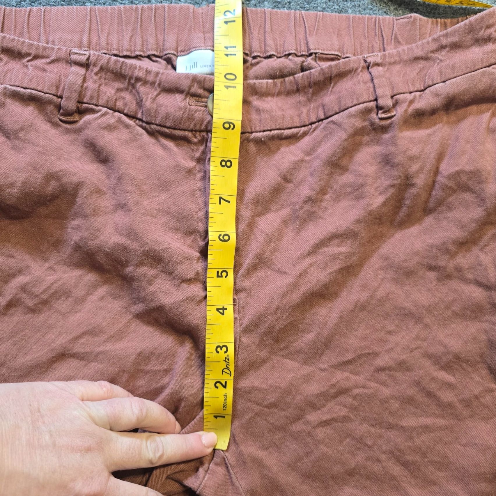 J. Jill **J. Jill Women's Orange Straight Leg Linen Stretch Crop Pants** User: J. Jill Women's Orange Straight Leg Linen Stretch Crop Pants Size 38" / US 16 / IT 52 - 6 Thumbnail