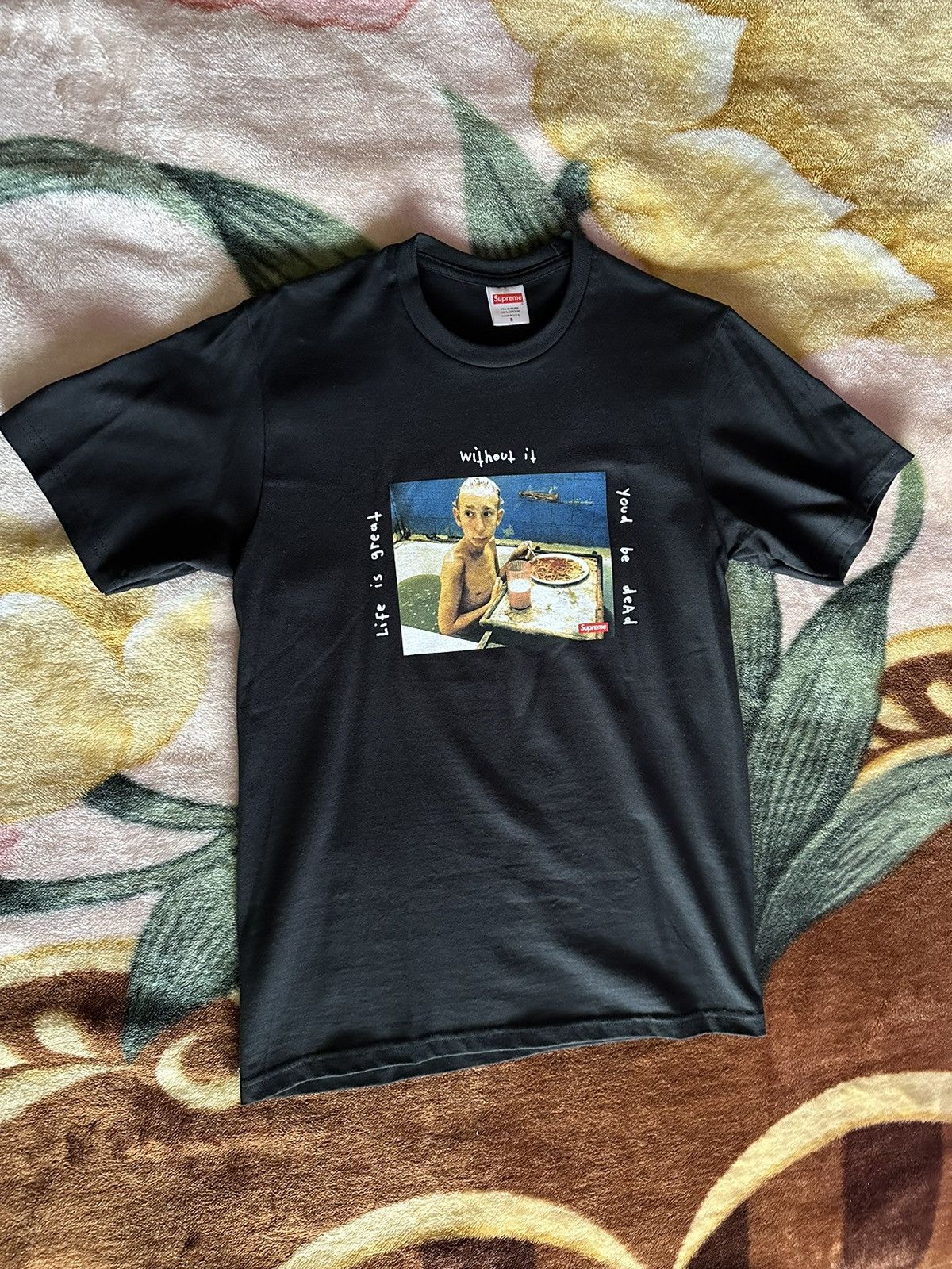 Image of Supreme Gummo Bathtub Tee in Black, Men's (Size Small)