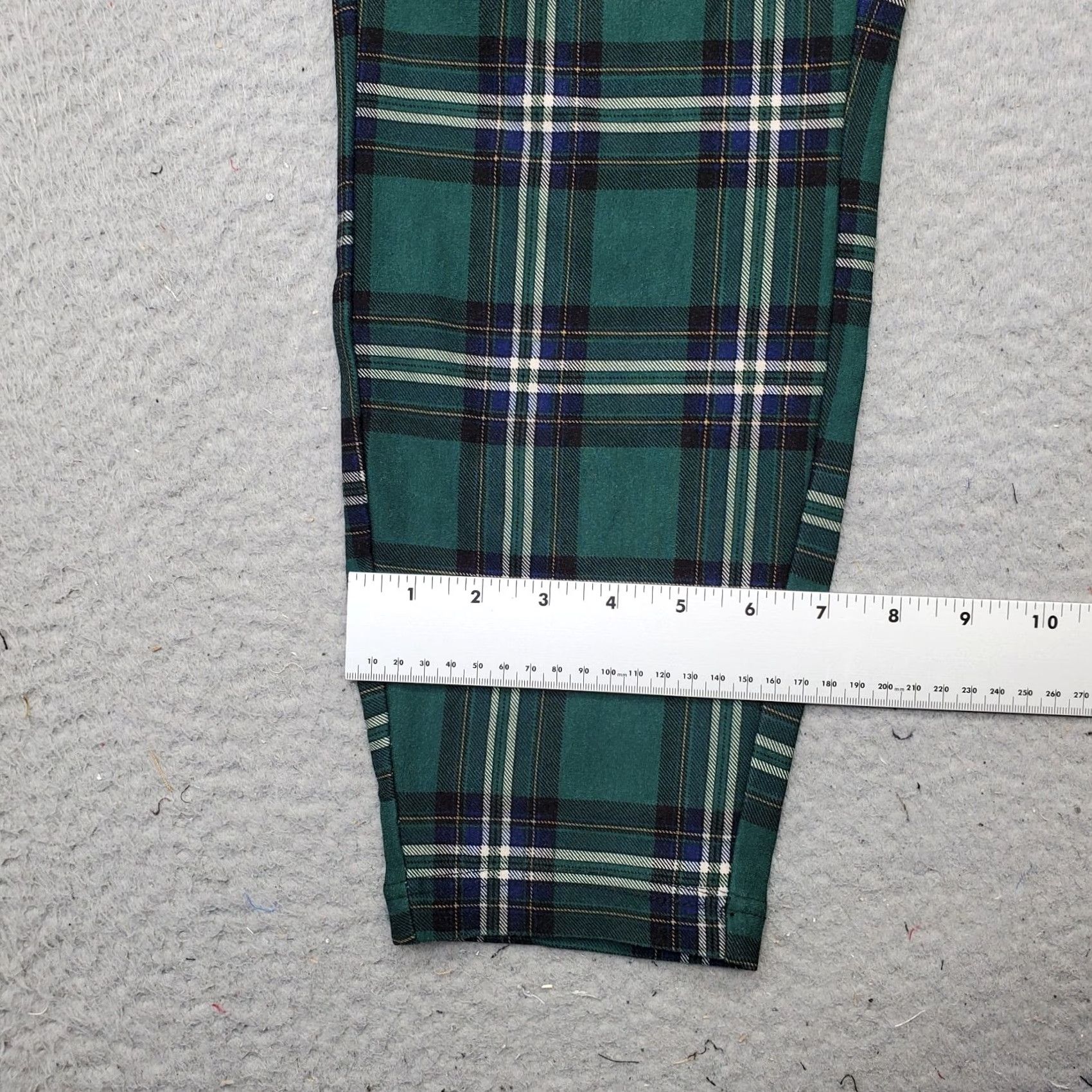 Torrid Torrid Pixie Pants Womens 3R Multi Plaid Stretch Skinny Leg High Waist Pull-On Pants Size 26" / US 2 / IT 38 - 5 Thumbnail