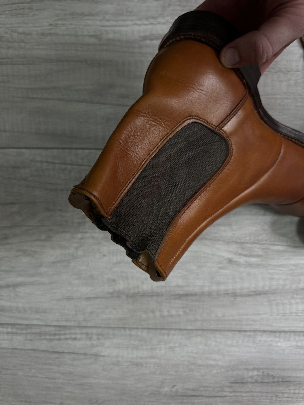 Other Vintage Regent Leather Chelsea Boots Made In England Size US 8.5 / EU 41-42 - 8 Thumbnail