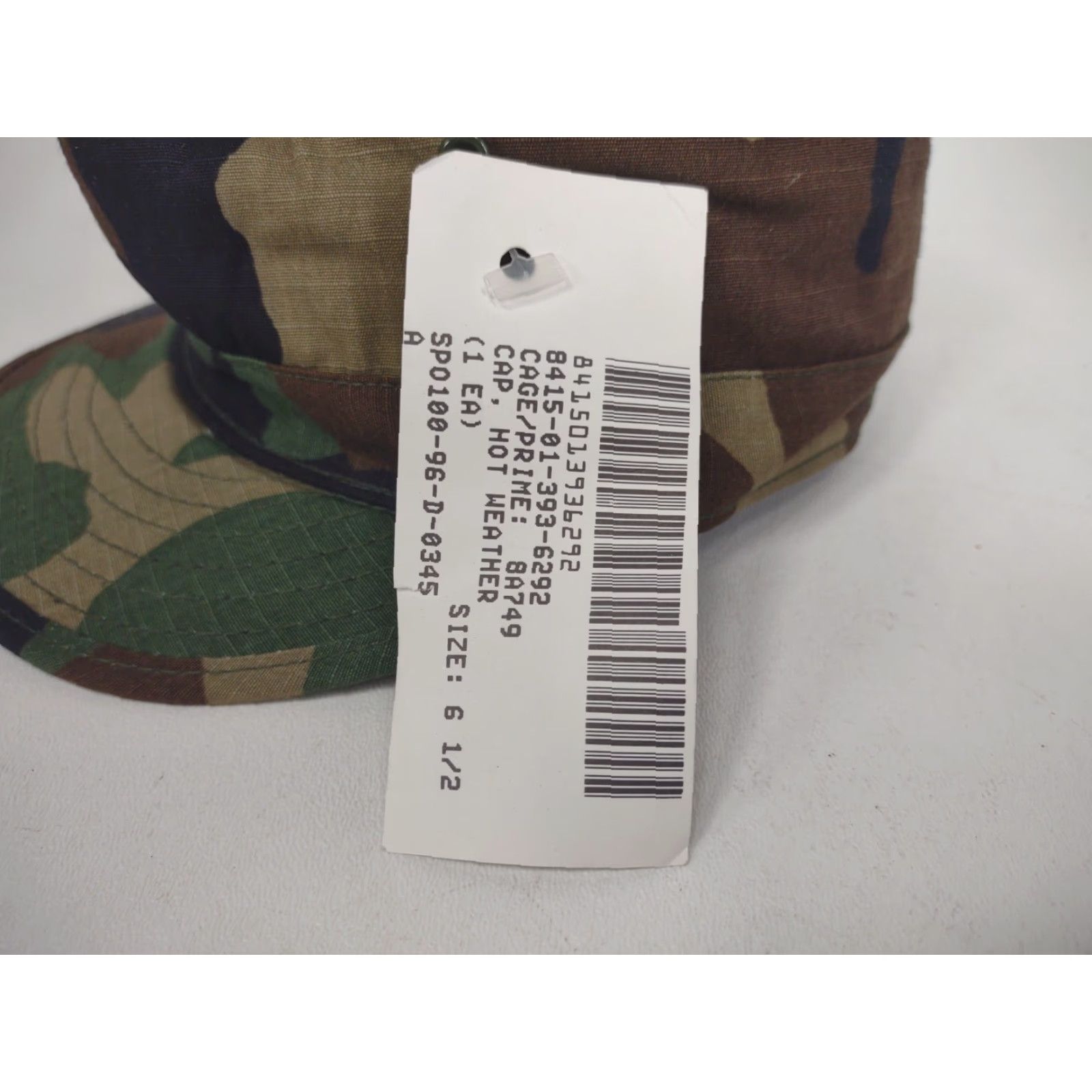 Vintage VINTAGE US Army Military Issue BDU Woodland Camo Hot Weather Cap Hat Size 6 1/2 NEW Size ONE SIZE - 2 Thumbnail