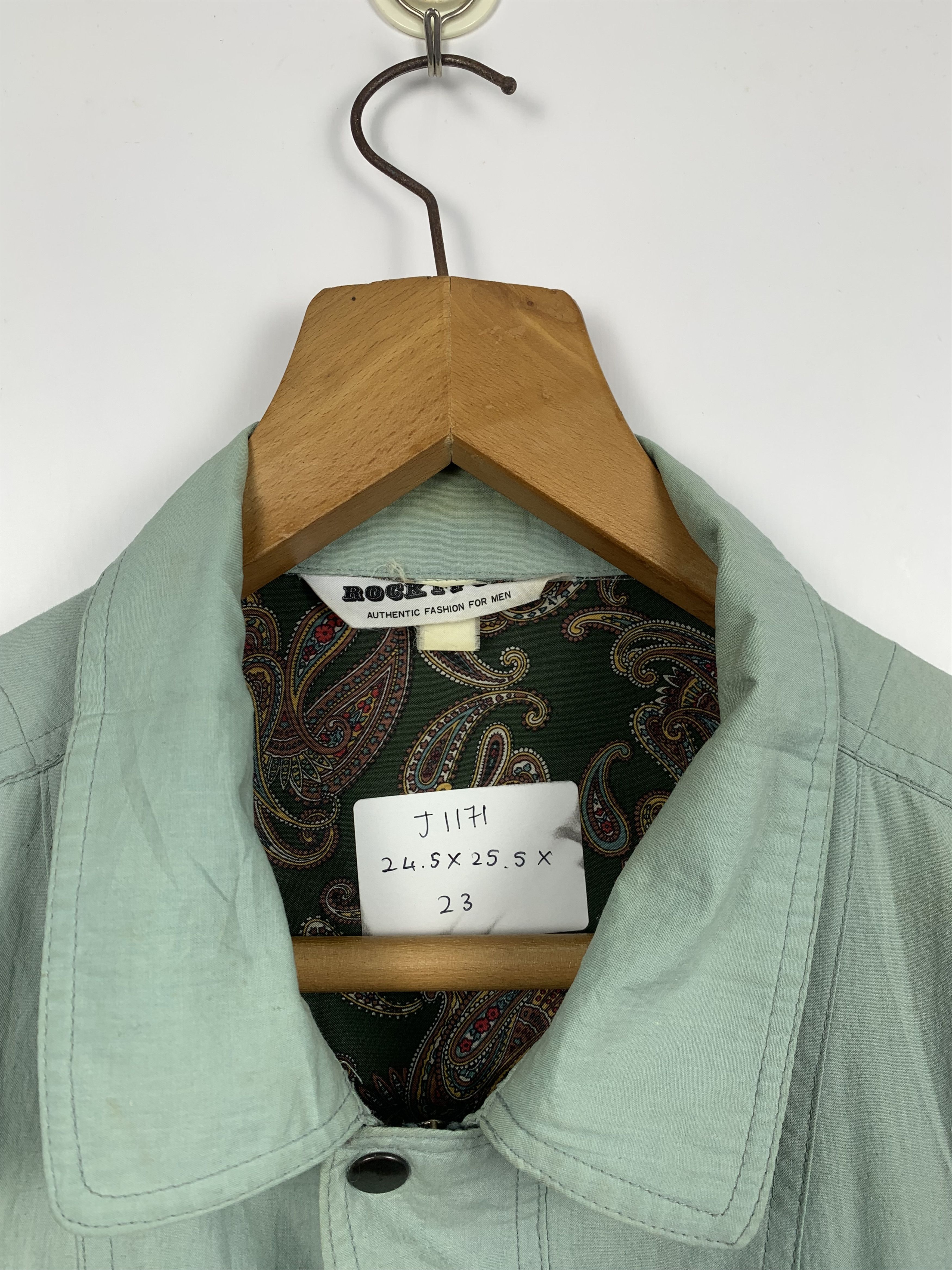 Vintage Vintage Japanese Brand Paisley Lined Denim Jacket J1171 Size US M / EU 48-50 / 2 - 11 Thumbnail