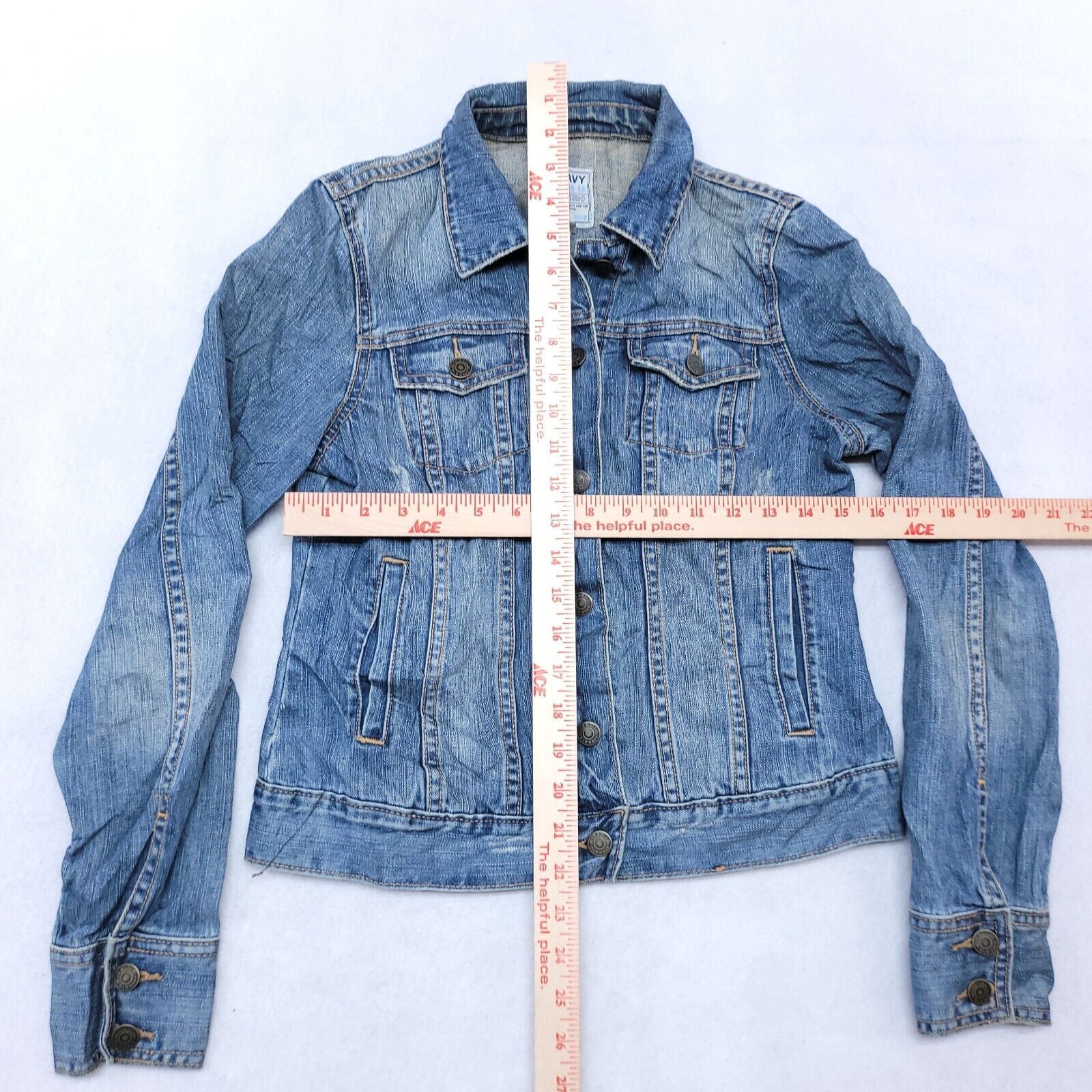 Old Navy Old Navy Casual Button Denim Jean Jacket Womens Size S Blue Size S / US 4 / IT 40 - 8 Thumbnail