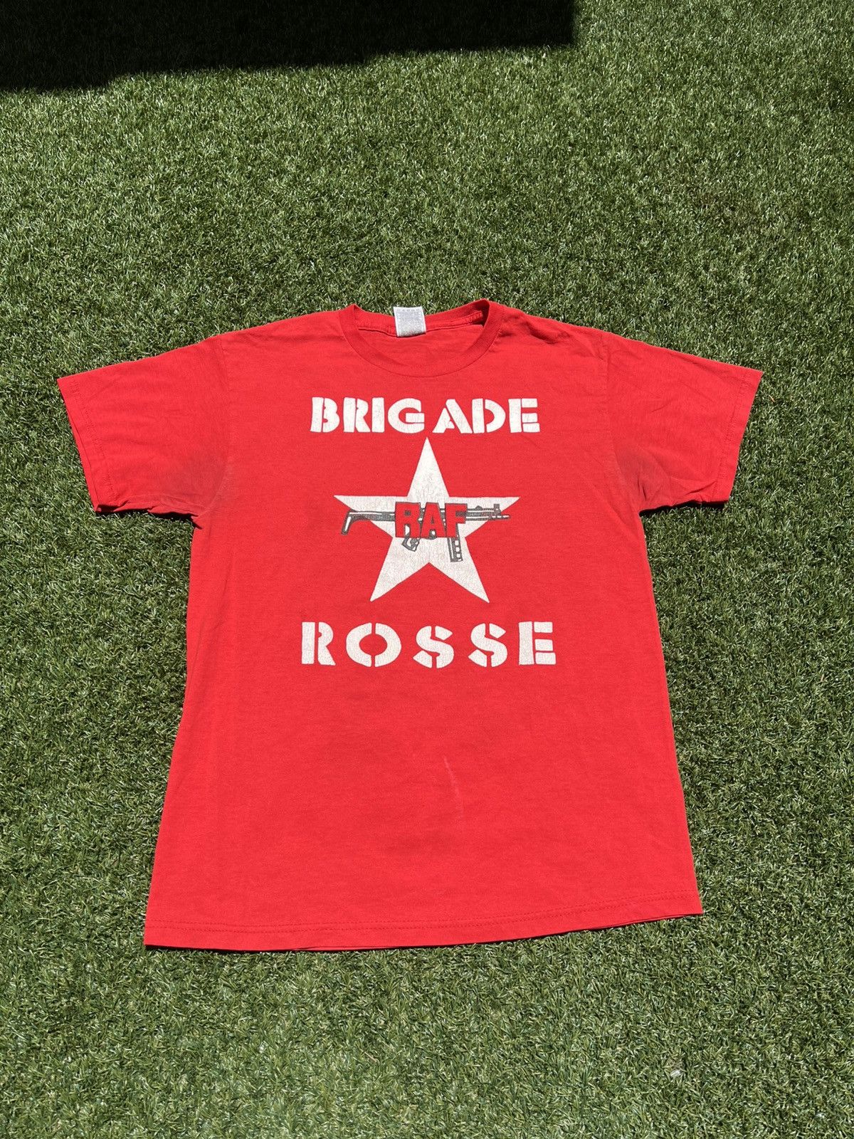 Vintage VTG L90’s Red Brigades RAF Red Tee Size US M / EU 48-50 / 2 - 1 Thumbnail