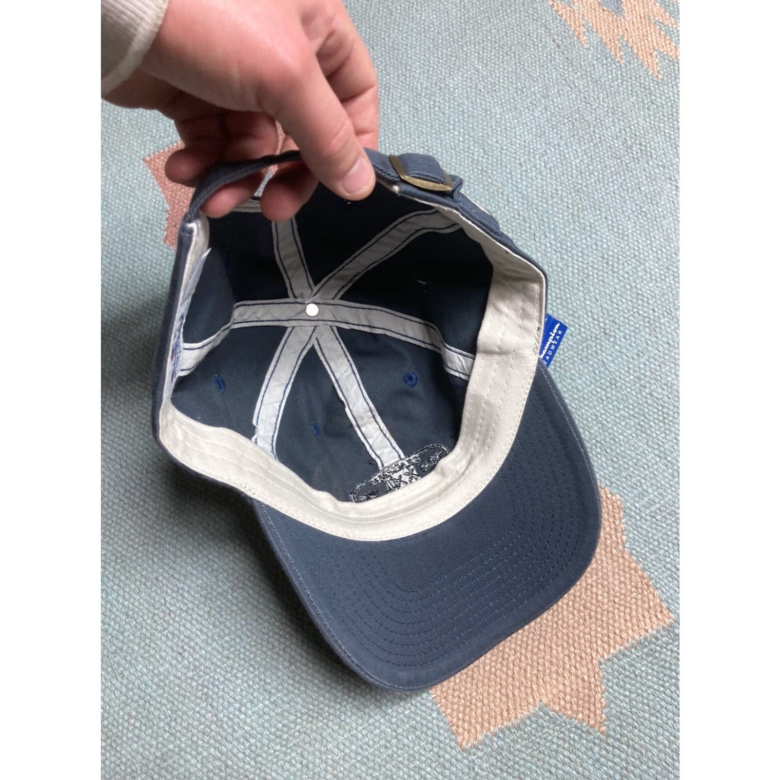 Champion VINTAGE Champion Athletics DEADSTOCK NWT navy blue strapback hat Dad cap Baseball Cap Men Adjustable Blue Champions Size ONE SIZE - 7 Thumbnail