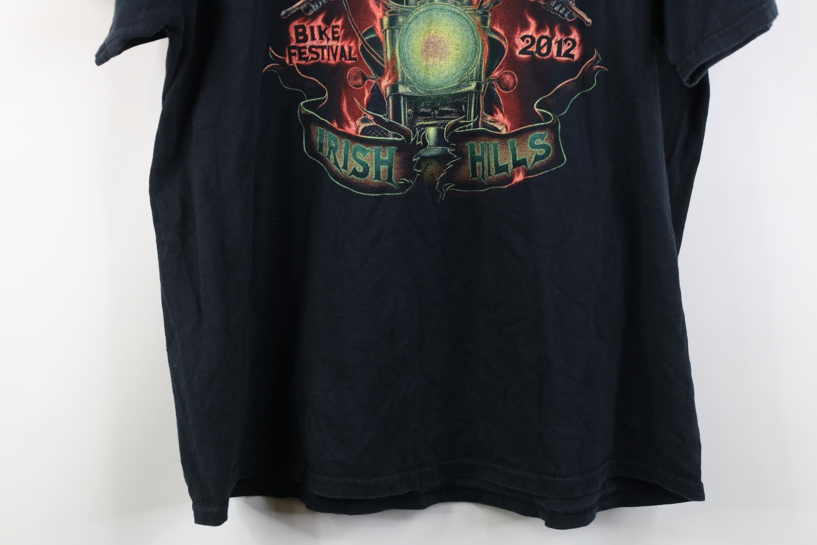Vintage Vintage Y2K Streetwear Hills Bike Fest Skeleton T-Shirt Size US XL / EU 56 / 4 - 14 Thumbnail