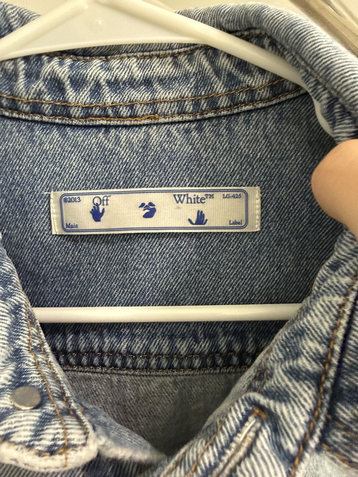 Off-White Off-White denim shirt Size US XL / EU 56 / 4 - 3 Thumbnail