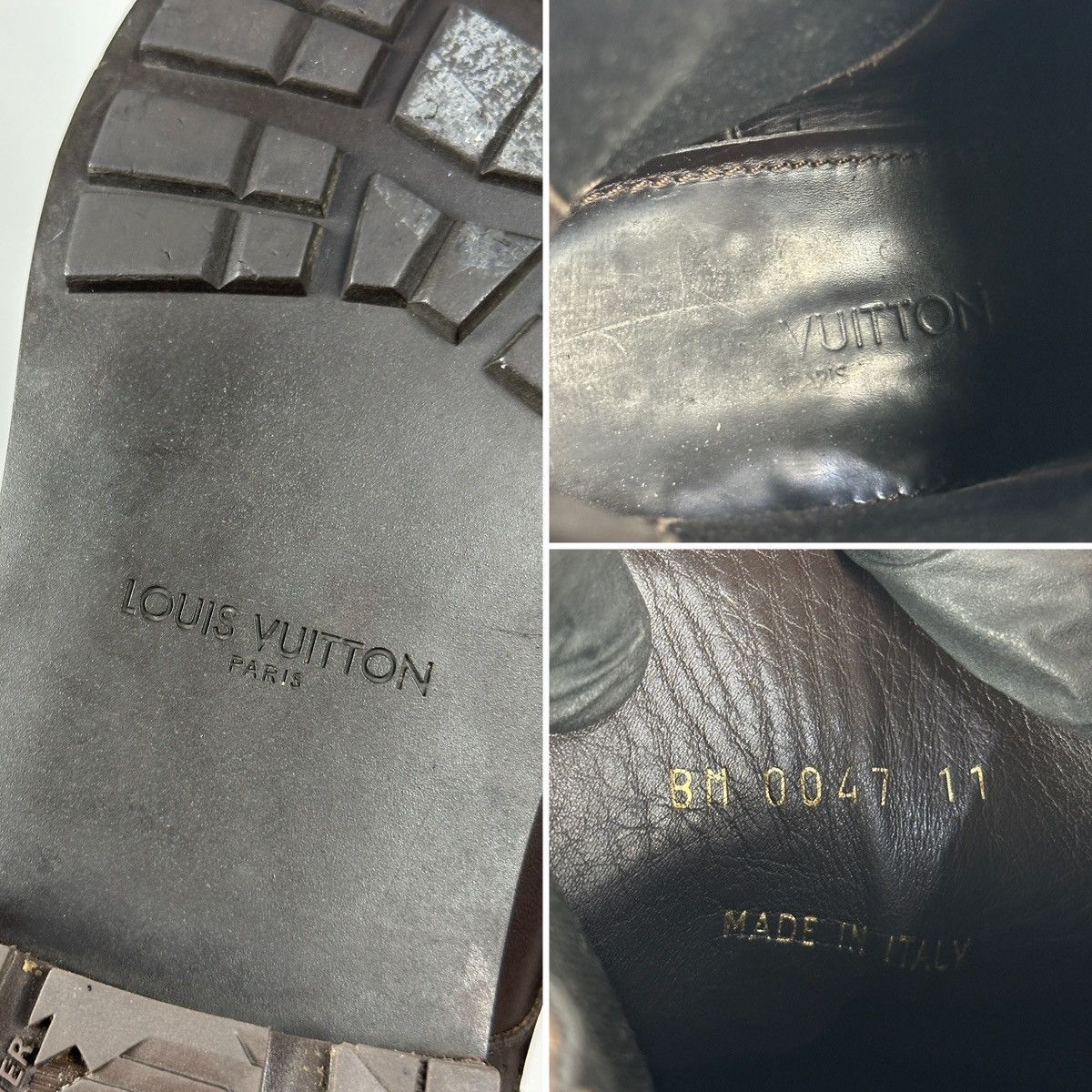 Louis Vuitton Louis Vuitton Brown Leather Chelsea Wingtip Brogue Boots Size US 12 / EU 45 - 23 Thumbnail