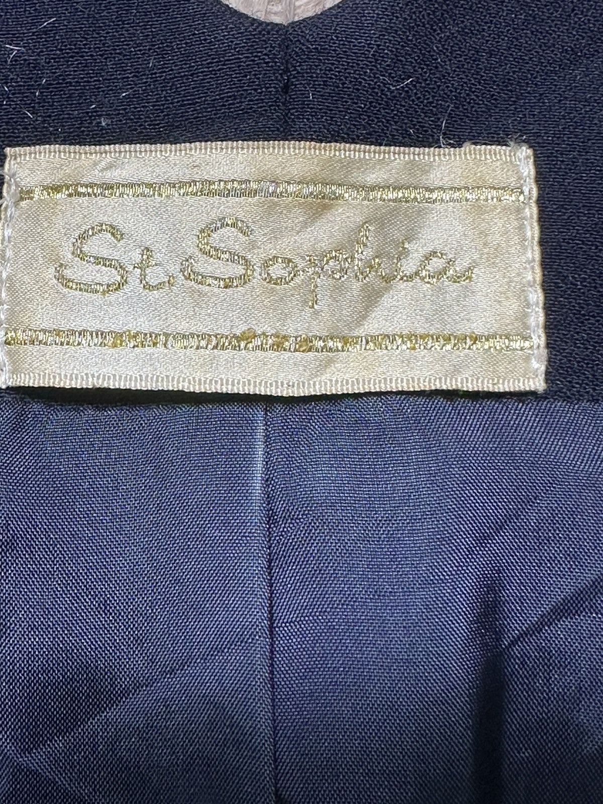 Japanese Brand St.Sophia blazer gold-toned floral embroidery on the sleeves Size S / US 4 / IT 40 - 9 Thumbnail