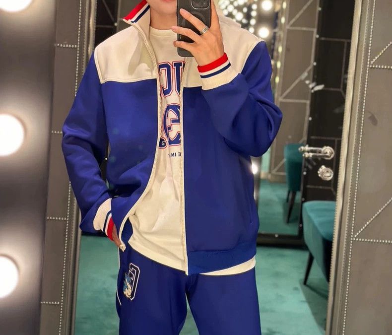 Gucci Gucci Blue and White Zipper Jacket-2506 Size US XS / EU 42 / 0 - 7 Thumbnail