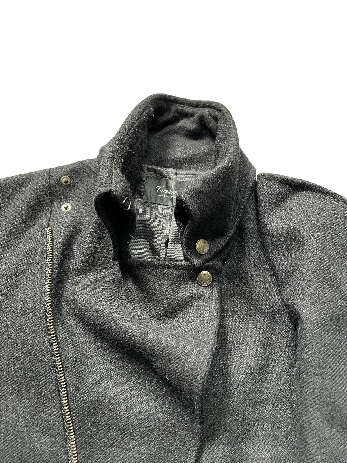 Tornado Mart Tornado Mart Apocalypse Gothic Wool Belted Trench Coat Size US S / EU 44-46 / 1 - 8 Thumbnail