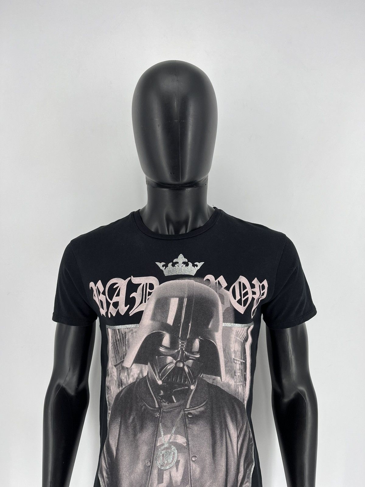 Band Tees Vintage Star Wars Parody Black Boys Mens Tshirt Darth Vader Size US S / EU 44-46 / 1 - 1 Thumbnail
