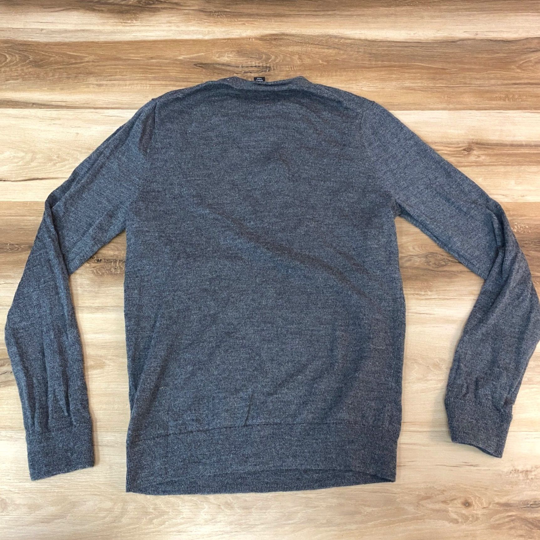 Nordstrom NORDSTROM Sweater Mens Small Gray Merino Wool Washable Crew Neck Size US S / EU 44-46 / 1 - 8 Thumbnail