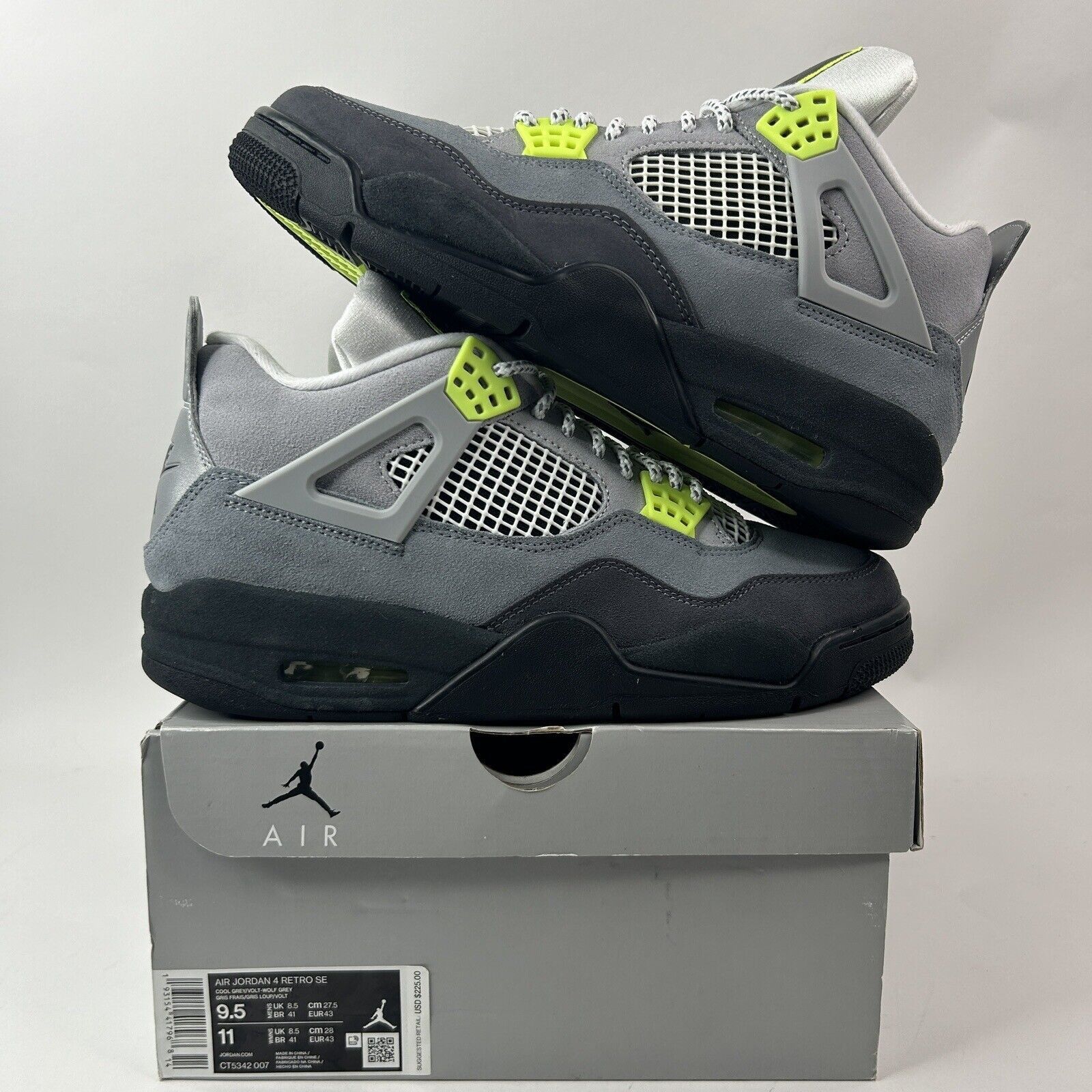 Nike Nike Air Jordan 4 Retro SE “Neon 95” 2024 Size US 9.5 / EU 42-43 - 1 Thumbnail