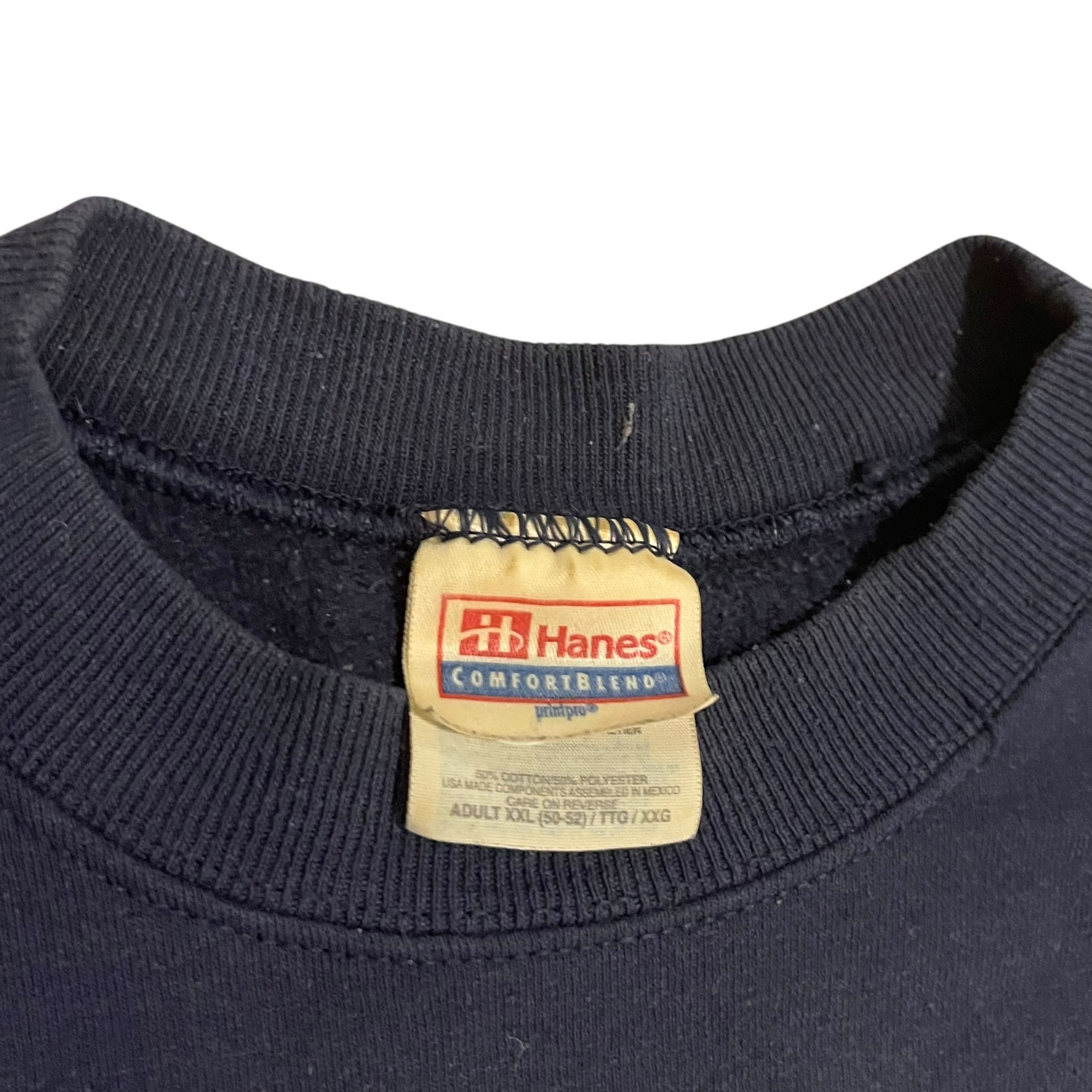 Band Tees × Vintage VINTAGE Kingston Yellow Jackets Hanes Sweatshirt Size US XXL / EU 58 / 5 - 3 Thumbnail