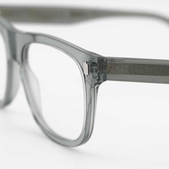Fendi Fendi FE50070I 020 Eyeglasses Grey 54mm Square Frame Size ONE SIZE - 8 Thumbnail