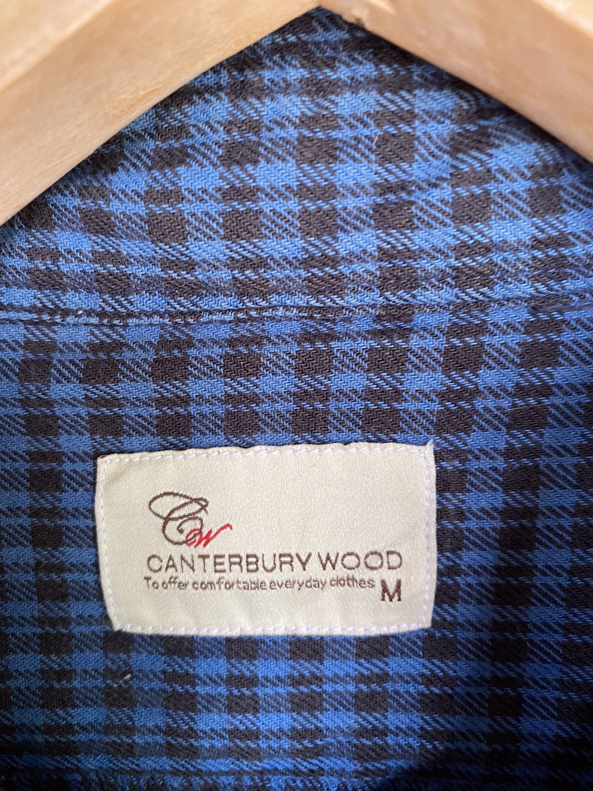 Canterbury of New Zealand Vintage Canterbury Wood Plaid Tartan Flannel Shirt Size US M / EU 48-50 / 2 - 4 Thumbnail