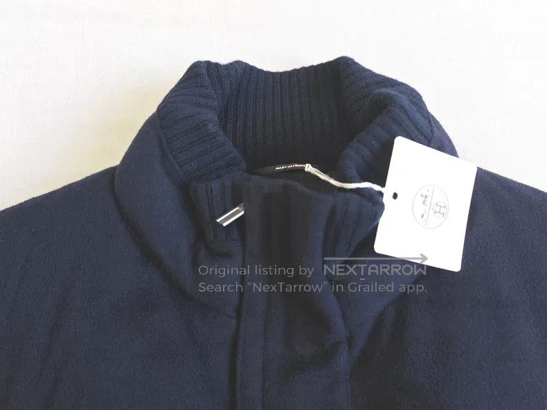 Hermes Hermes Men's cashmere down jacket with 100% cashmere shell Size US XL / EU 56 / 4 - 3 Thumbnail