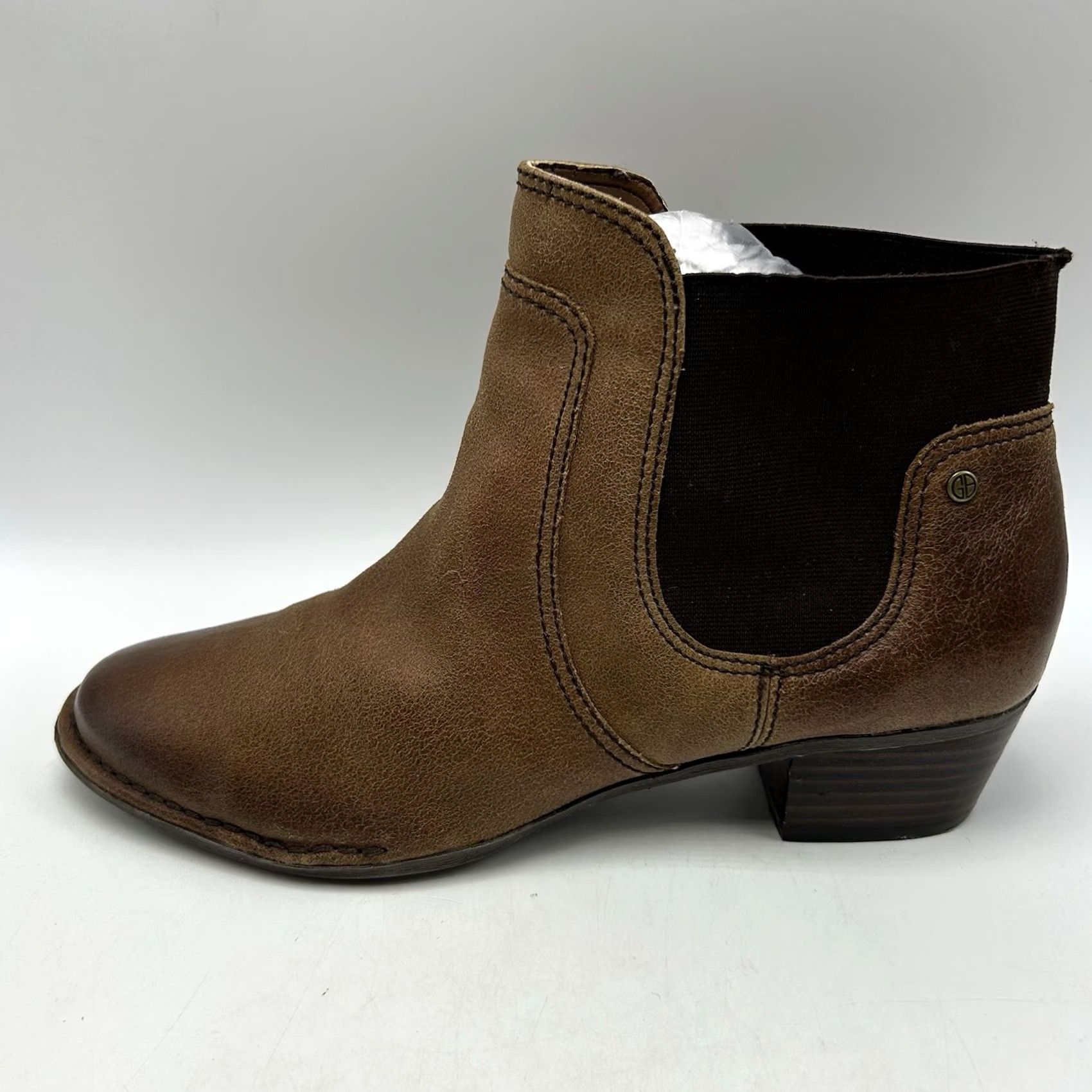 Giani Bernini Giani Bernini Bootie Womens 6.5 M Palma Pull On Brown Leather Quiet Luxury Boot Size US 7 / IT 37 - 2 Thumbnail
