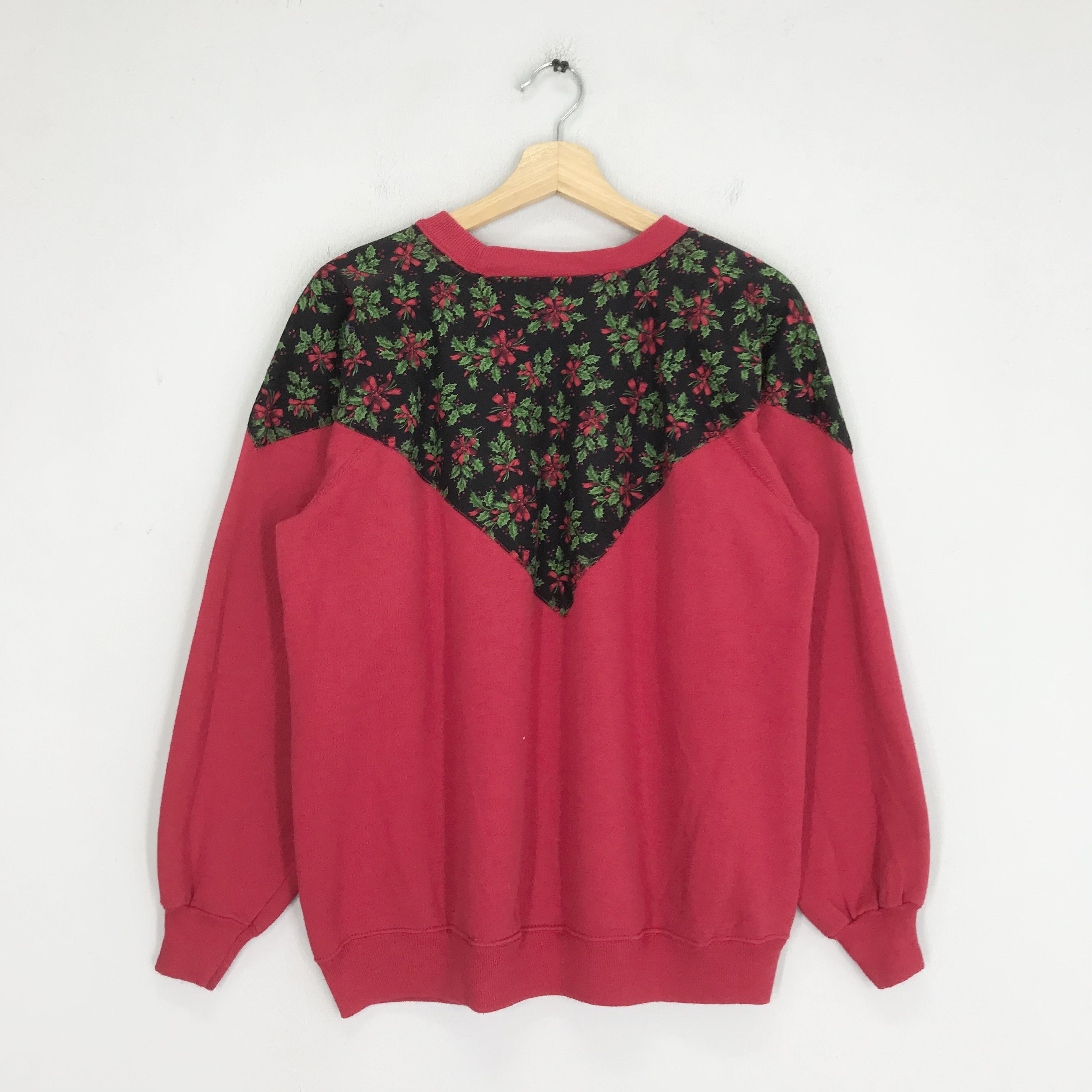 Hanes Vintage 90s Pop Art Floral Sweatshirt - 267 Size US L / EU 52-54 / 3 - 2 Thumbnail