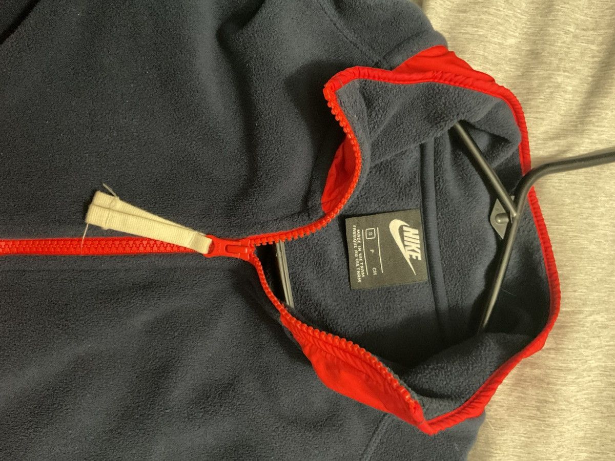 Nike × Vintage Nike Zip Fleece With Front Pocket Size US S / EU 44-46 / 1 - 3 Thumbnail