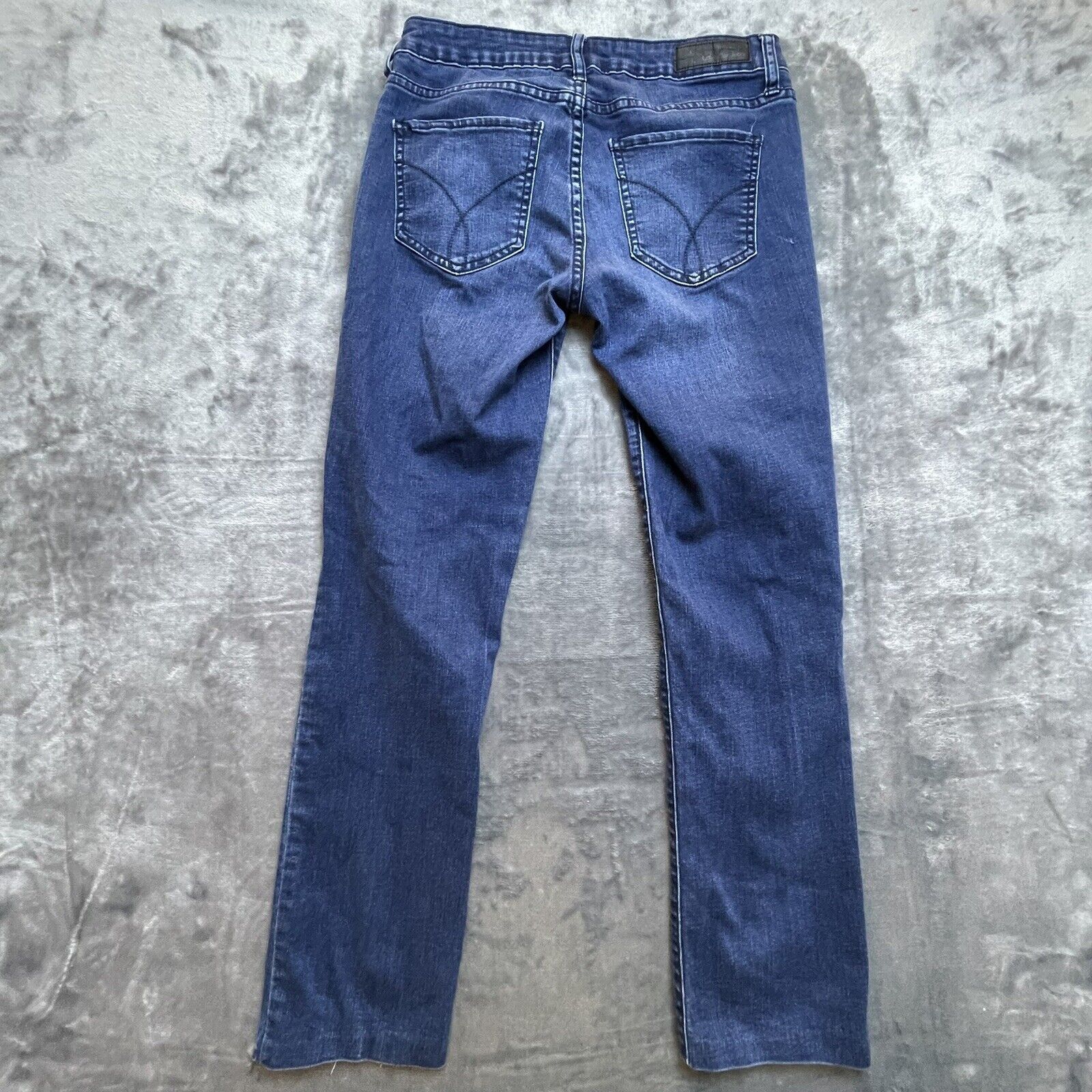 Calvin Klein Calvin Kleins Jeans Womens 4 Straight Leg Whisker Size 27" / US 4 / IT 40 - 2 Thumbnail