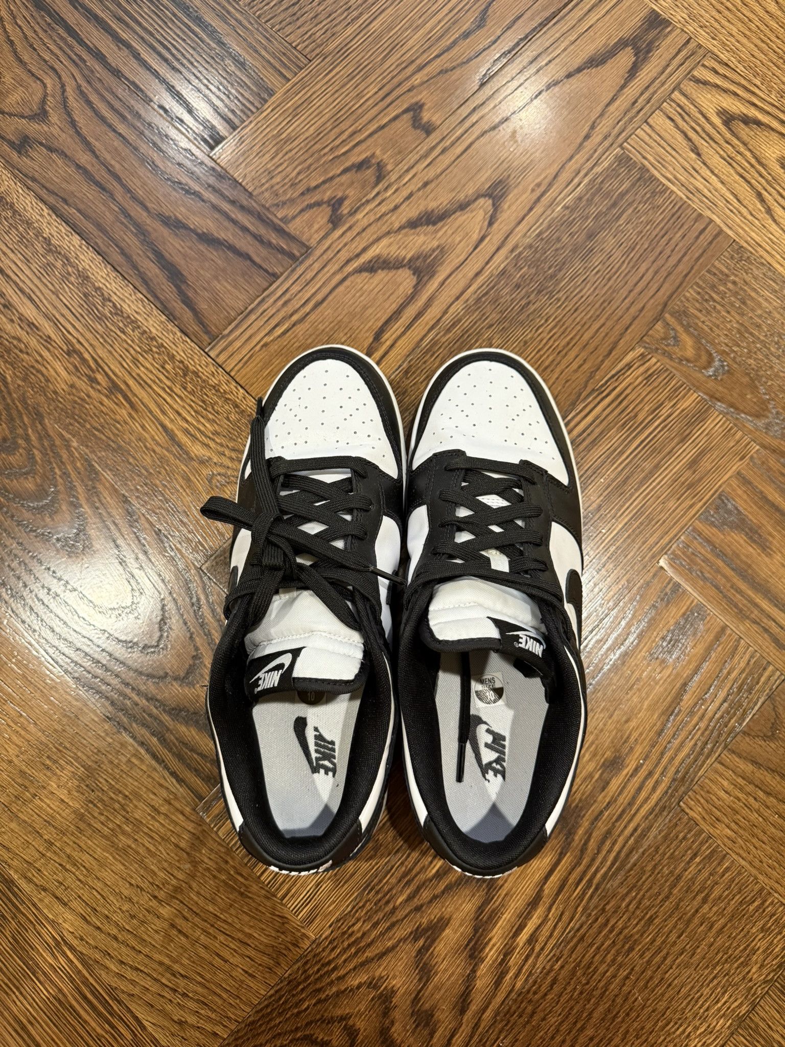 Nike Nike Dunk Low Panda Black White Men’s Size 10 Size US 10 / EU 43 - 7 Thumbnail
