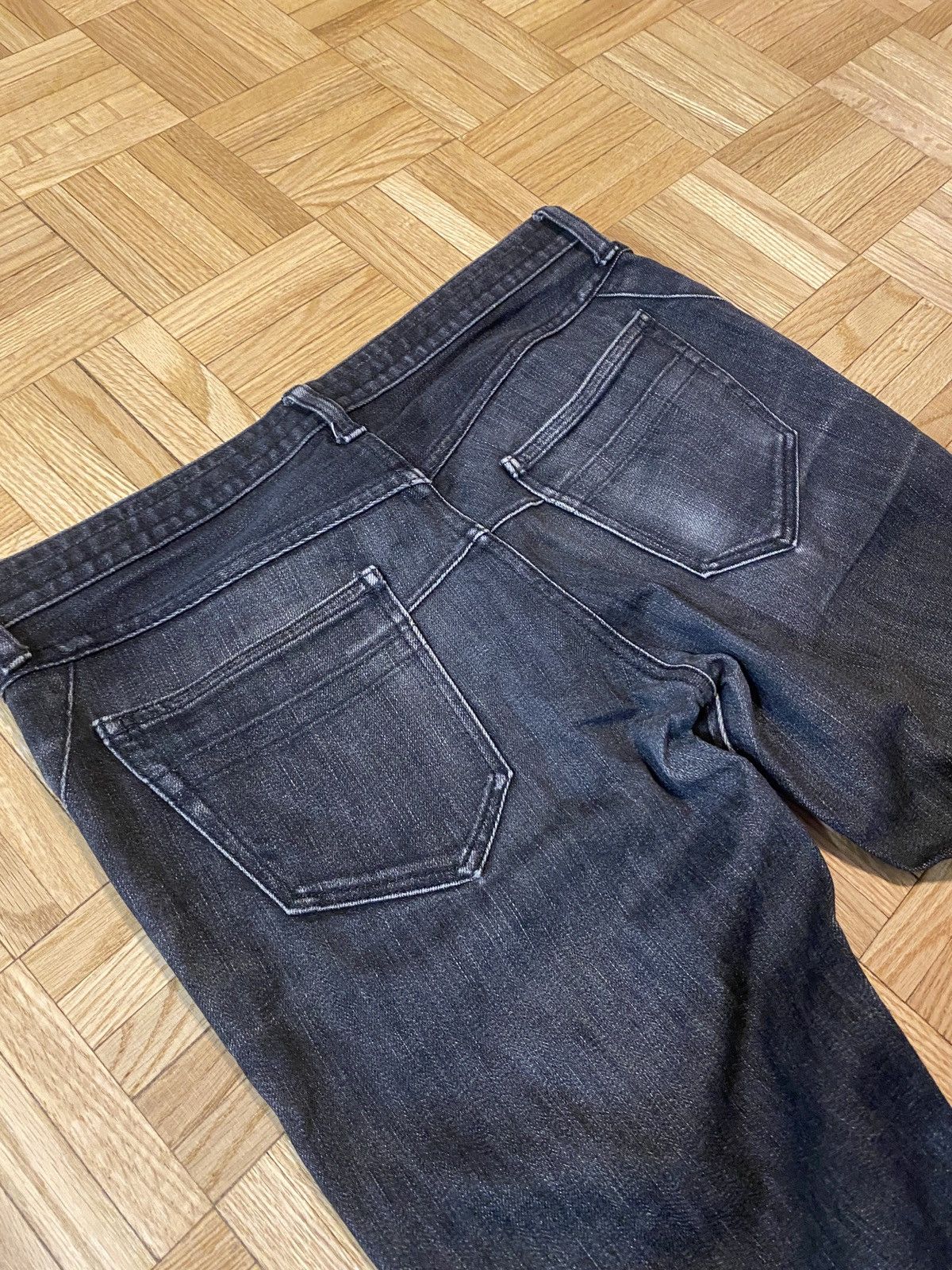 Number Nine Number N Ine Nine Ortega Embroidery Denim Pants black 