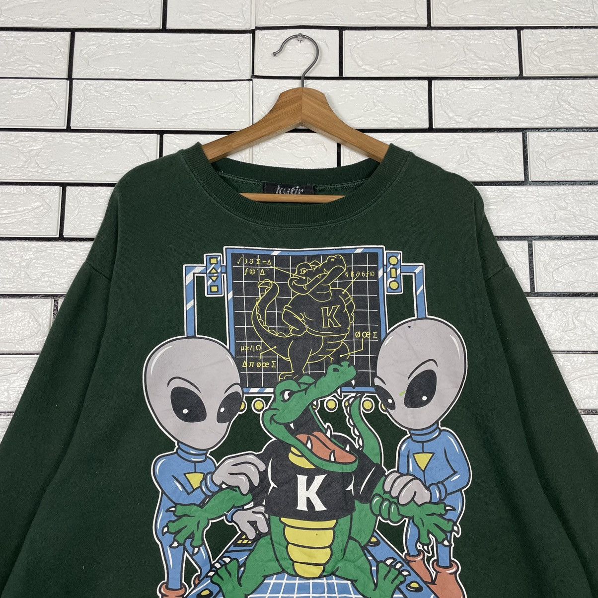 Japanese Brand Scan Alligator Green Crewneck Sweatshirt Size US L / EU 52-54 / 3 - 2 Thumbnail