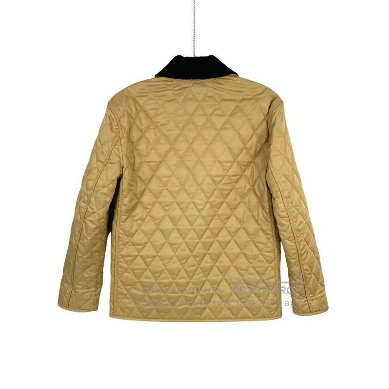 Burberry Burberry Quilted Jacket in Ginger Yellow. Size XS / US 0-2 / IT 36-38 - 2 Thumbnail