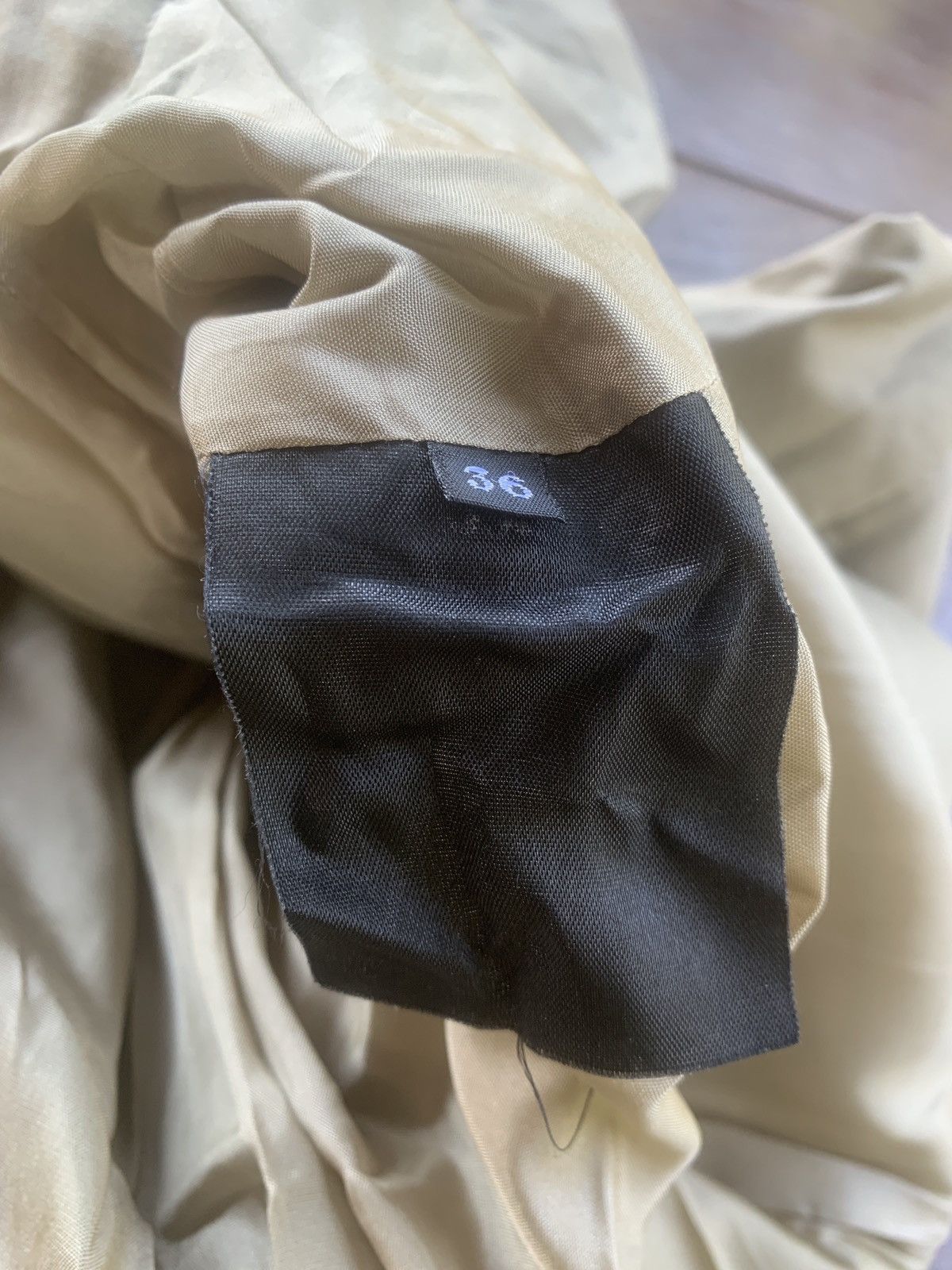 Jil Sander Jil Sander khaki blend blazers Size XS / US 0-2 / IT 36-38 - 5 Thumbnail
