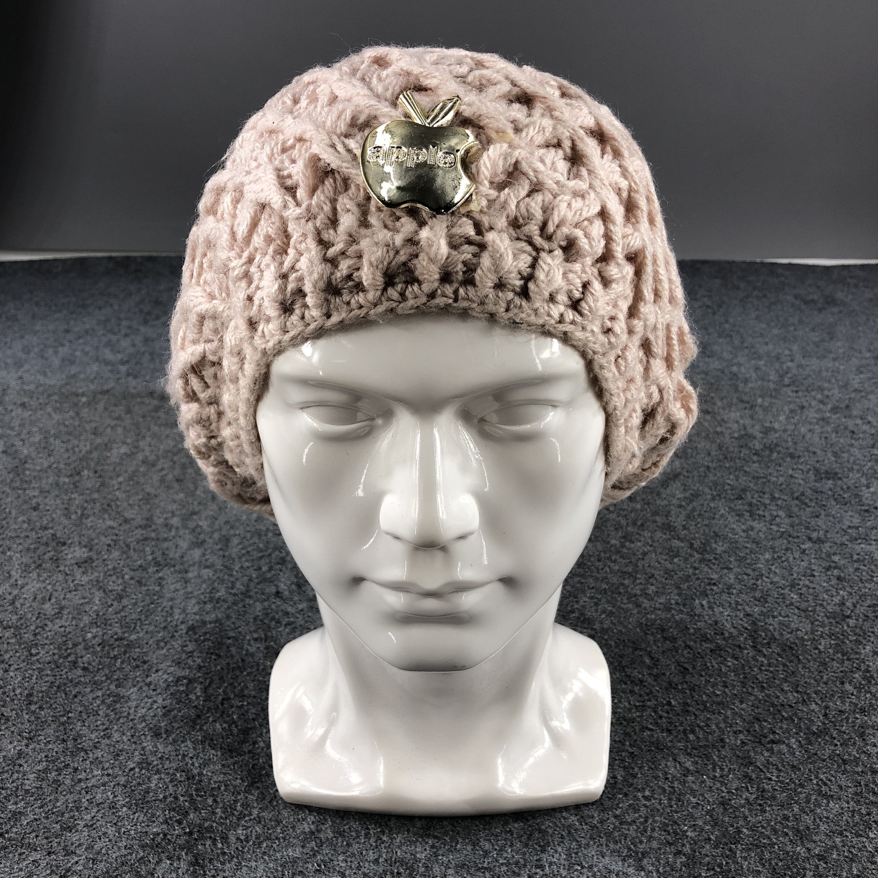 Vintage Crochet Knit Bobble Beanie Snowcap Snow Hat B356 Size ONE SIZE - 2 Thumbnail