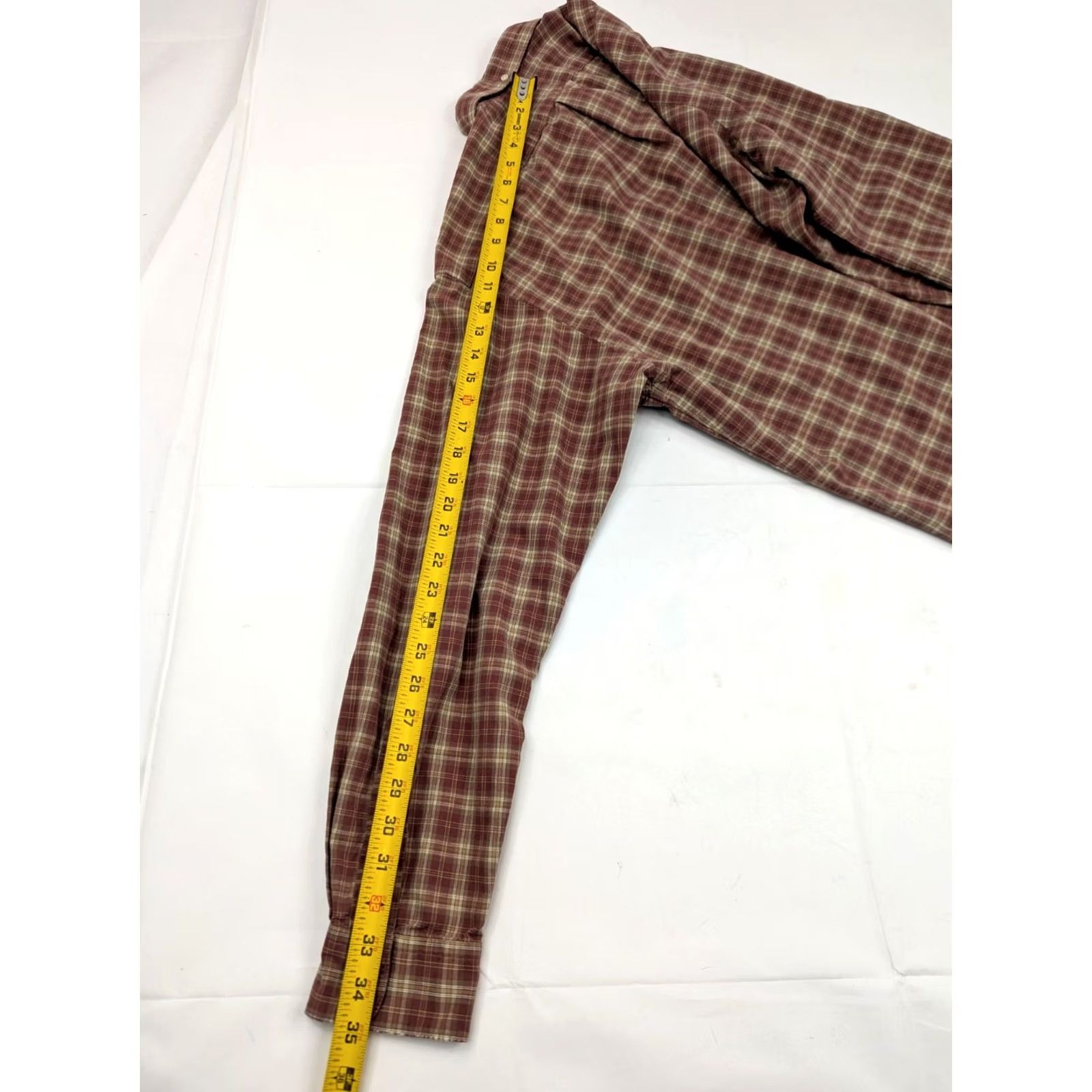 Polo Ralph Lauren Ralph Lauren McMeel Men XL Red Plaid Lightweight Flannel Button Down Shirt Size US XL / EU 56 / 4 - 8 Thumbnail