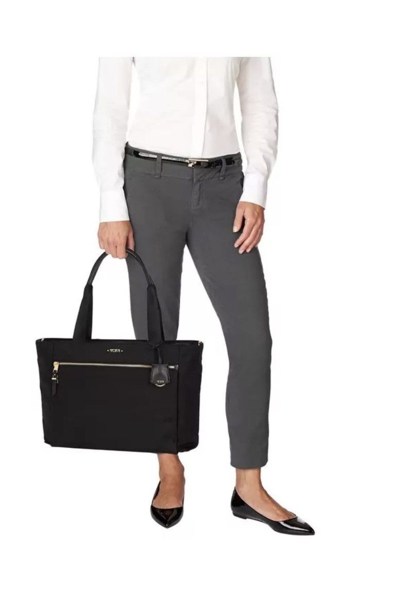 Tumi Authentic TUMI Mauren Tote Voyageur Black Nylon Size ONE SIZE - 21 Thumbnail