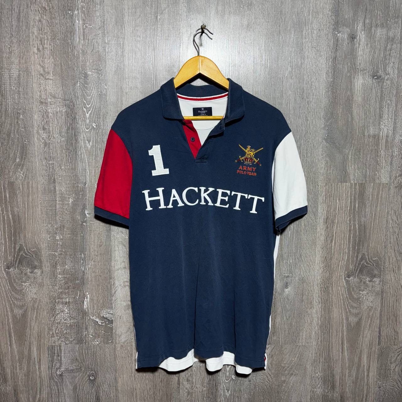 Hackett Hackett Rugby 1 Army Polo Team T-shirt Size US L / EU 52-54 / 3 - 1 Thumbnail