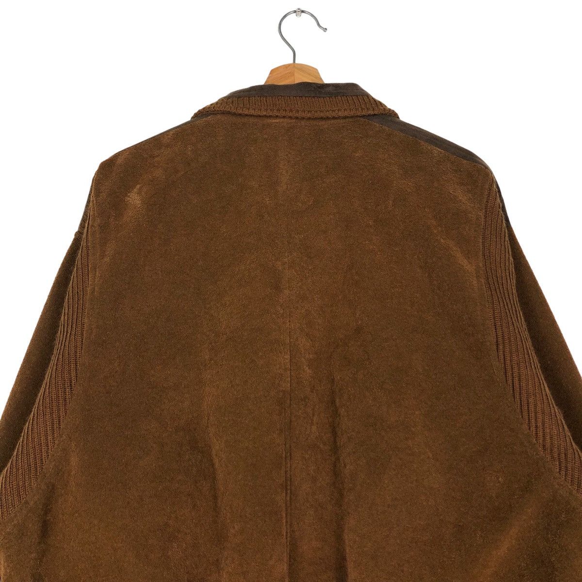 Japanese Brand 🔥Vintage Herringbone Wool Bomber Jacket Mountain Top Tokyo Size US L / EU 52-54 / 3 - 9 Thumbnail