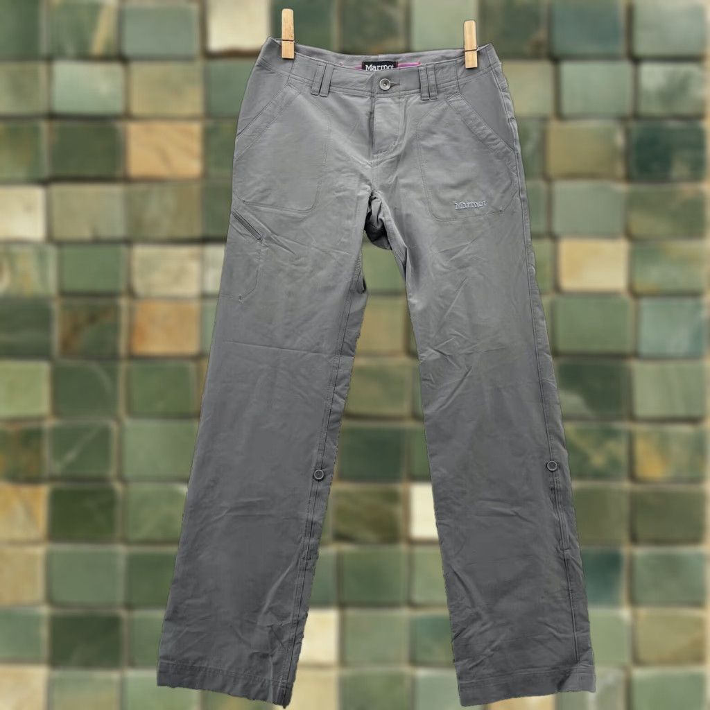 Marmot Marmot Pants Women 4 Gray Softshell Hiking Trail Tech Gorpcore Camp Utility Pockets Womens Size 27" / US 4 / IT 40 - 1 Thumbnail