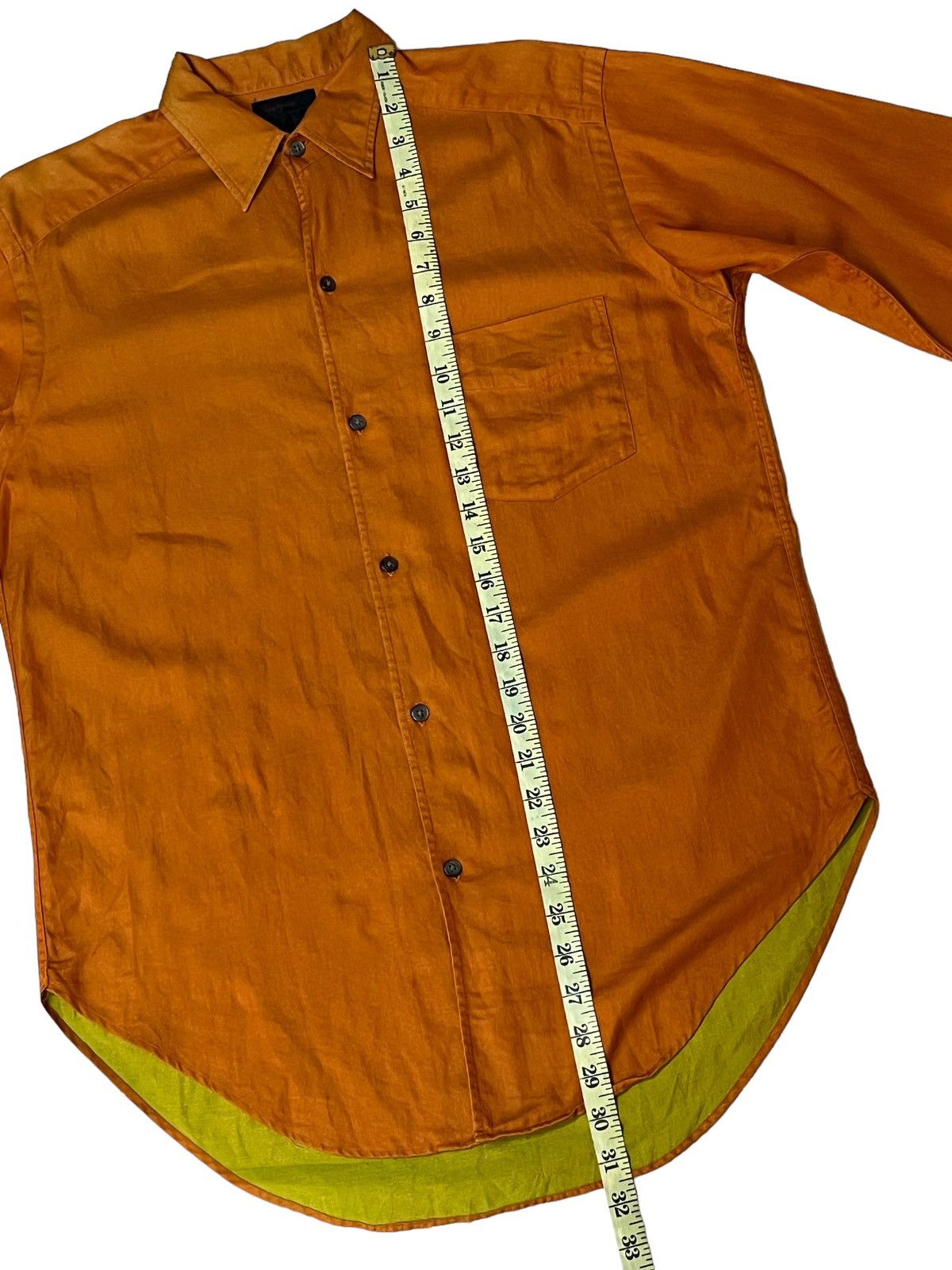 Yohji Yamamoto ICONIC🔥YOHJI YAMAMOTO AAR DURBAN TWO TONE BUTTON UPS SHIRT Size US M / EU 48-50 / 2 - 10 Thumbnail