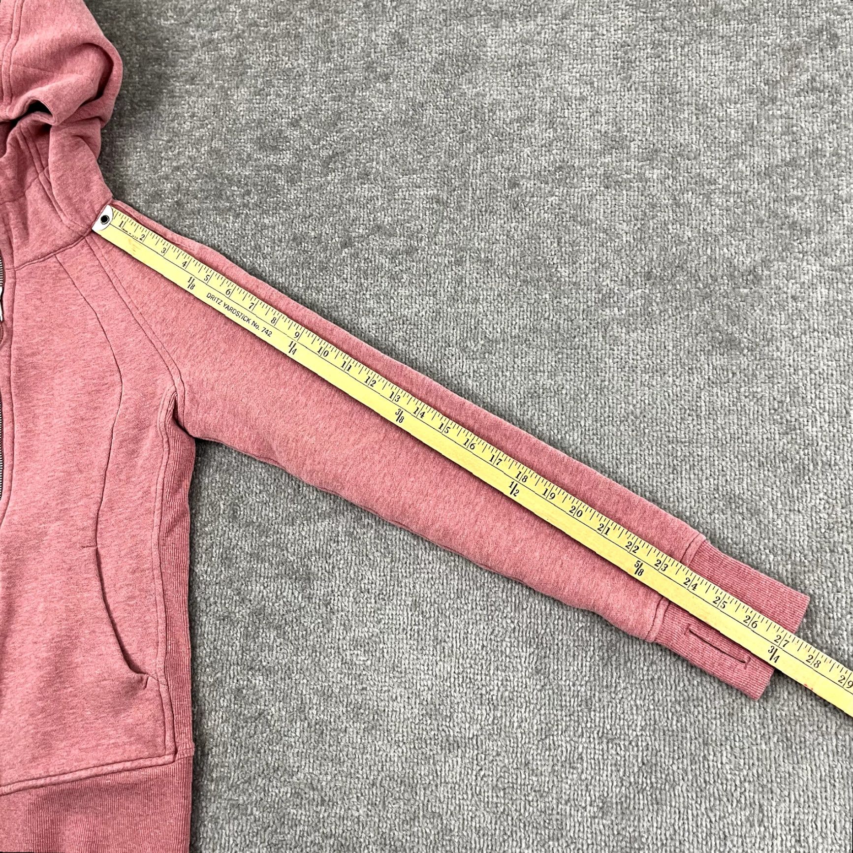 Lululemon LULULEMON Scuba Hoodie Women's Size 4 Pink Fleece Zip Hooded Casual Gym & Training Size S / US 4 / IT 40 - 7 Thumbnail